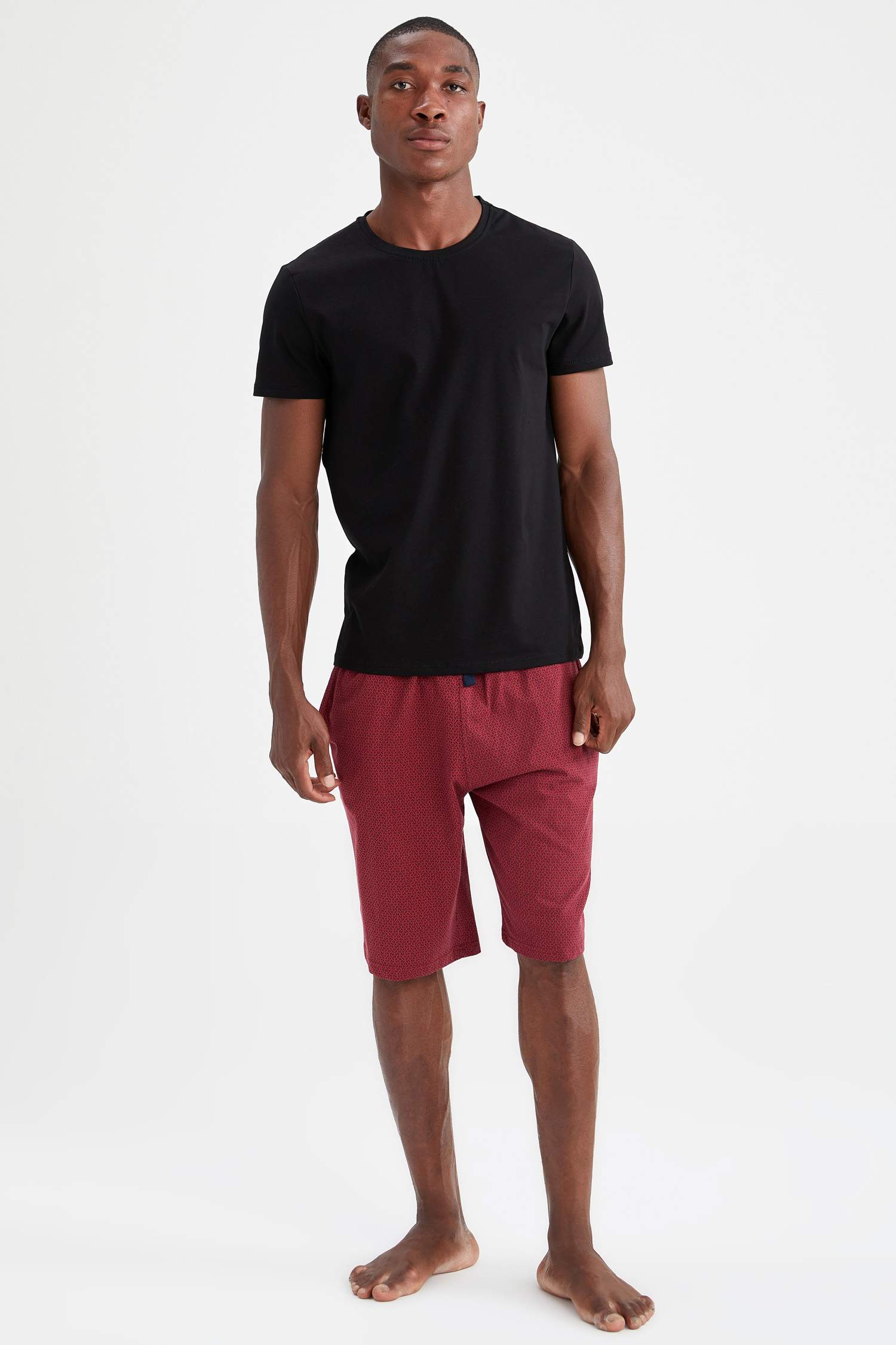 Slim Fit Bisiklet Yaka Basic Kısa Kollu Fanila