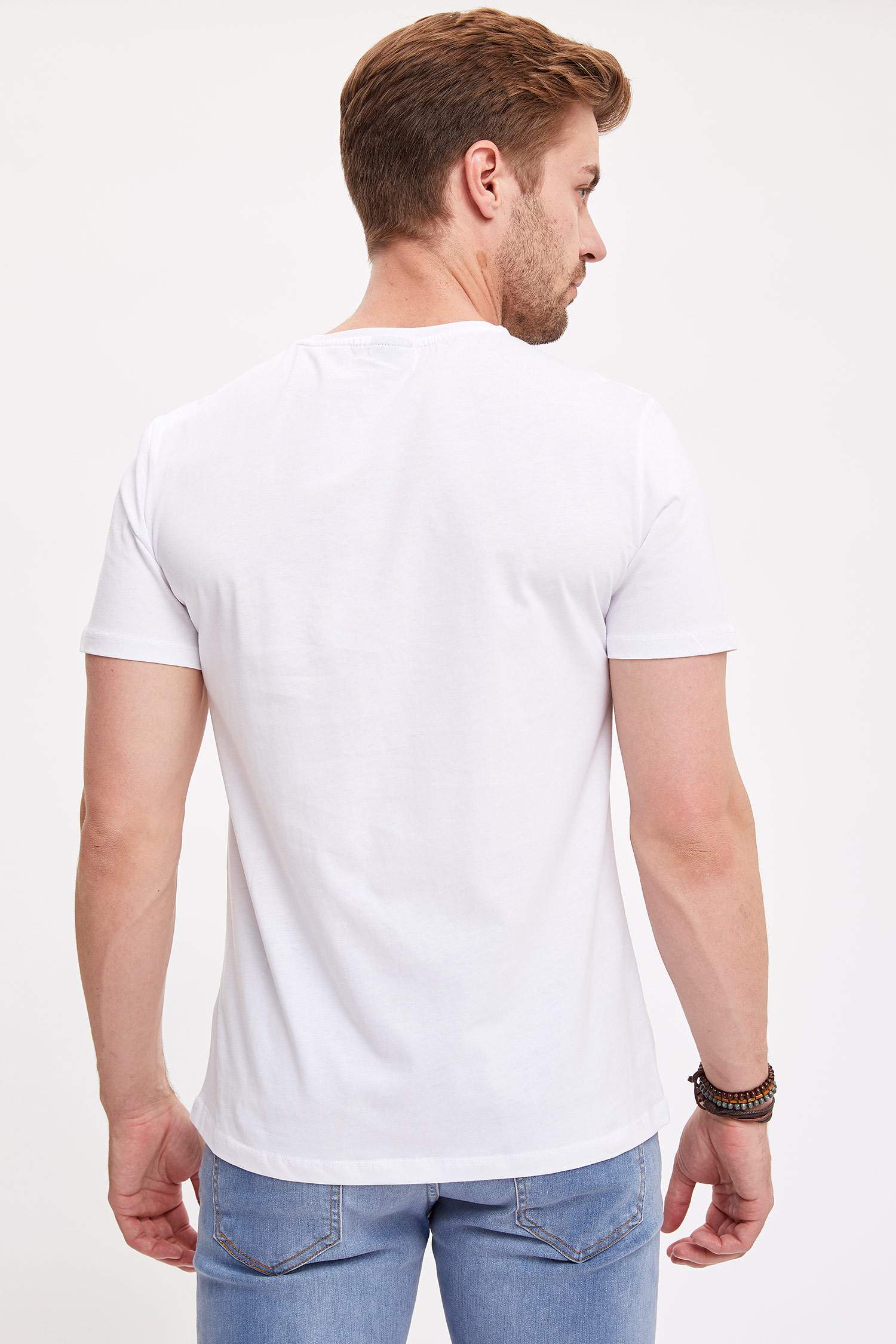 Defacto Baskılı Cepli Kısa Kollu T-shirt. 4 Defacto Baskılı Cepli Kısa Kollu T-shirt. 4
