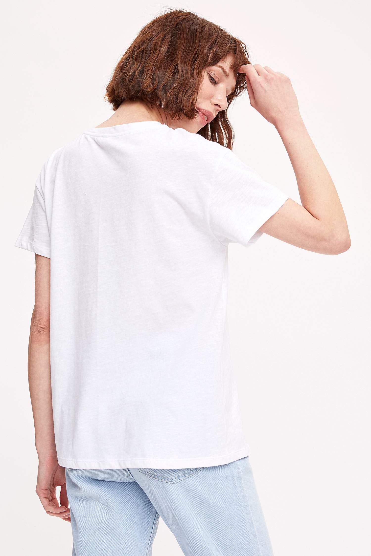 Defacto Baskılı Kısa Kollu T-shirt. 4 Defacto Baskılı Kısa Kollu T-shirt. 4