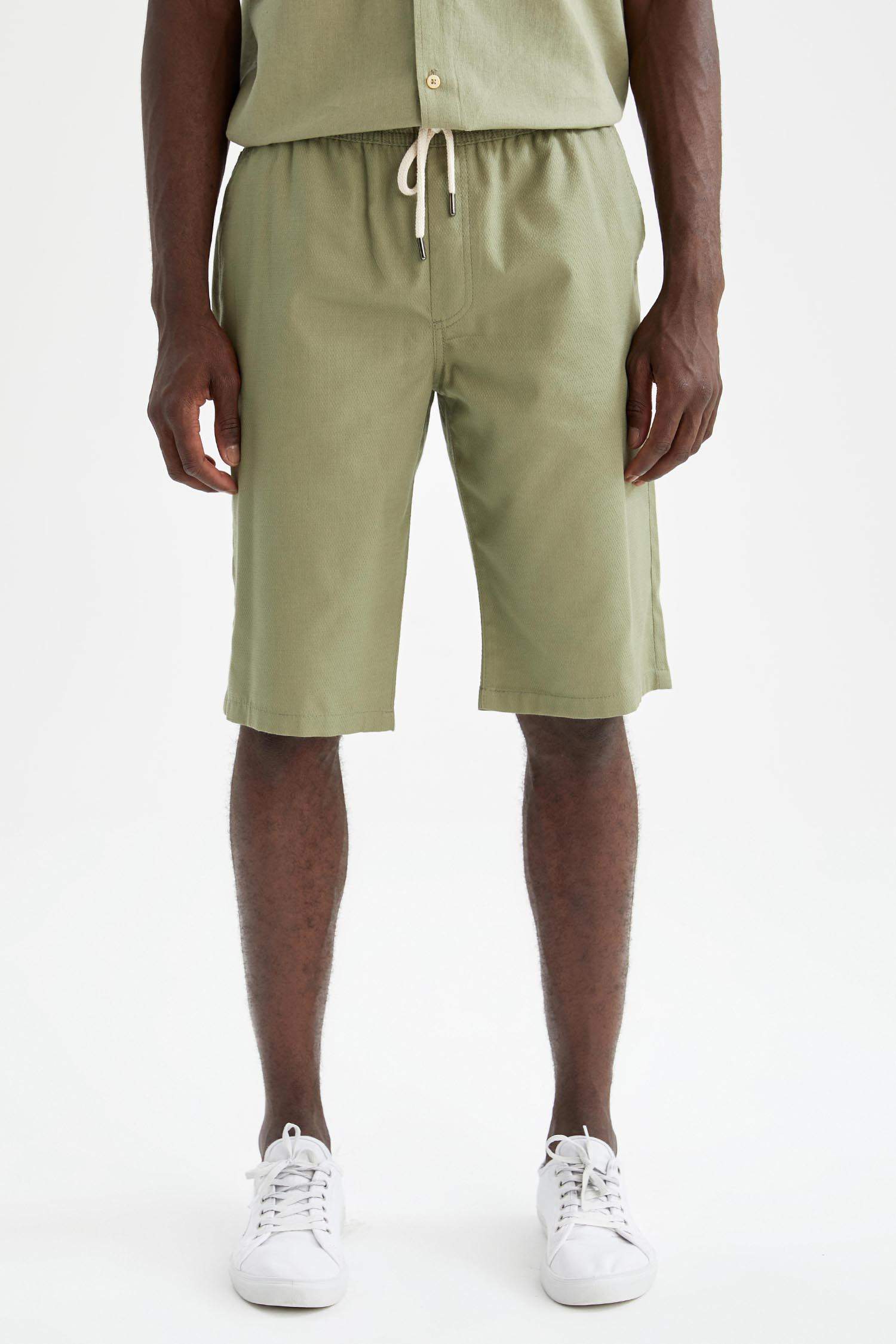 Regular Fit Basic Bermuda Şort