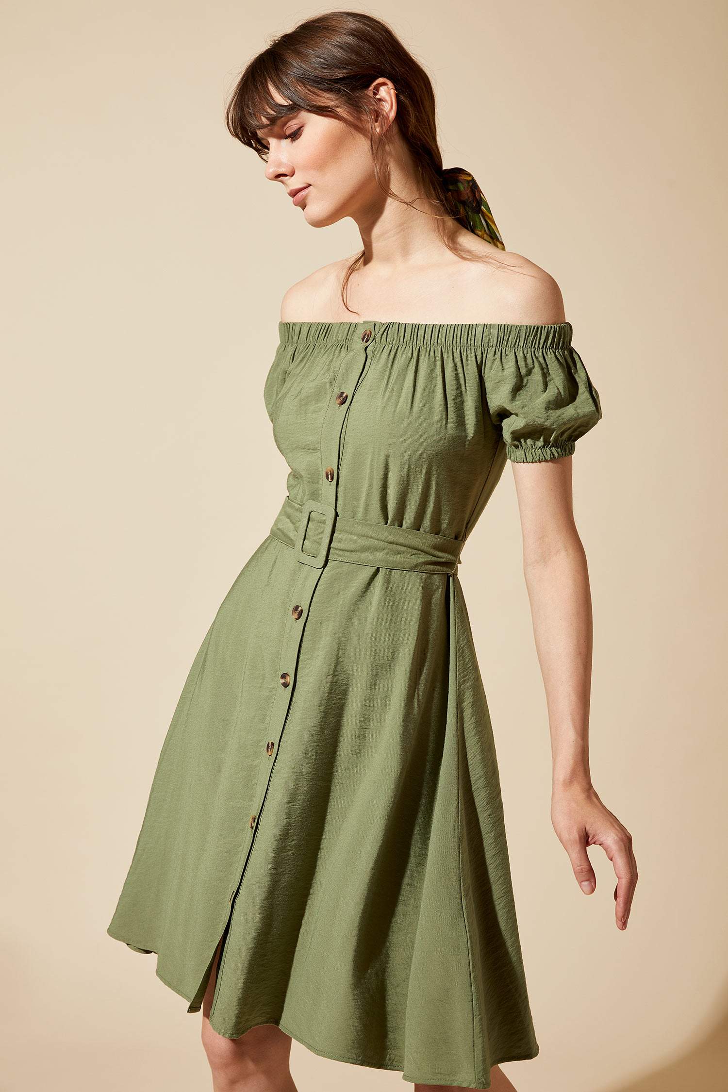 Defacto Omuz Dekolteli Uzun Elbise. 3 Defacto Omuz Dekolteli Uzun Elbise. 3