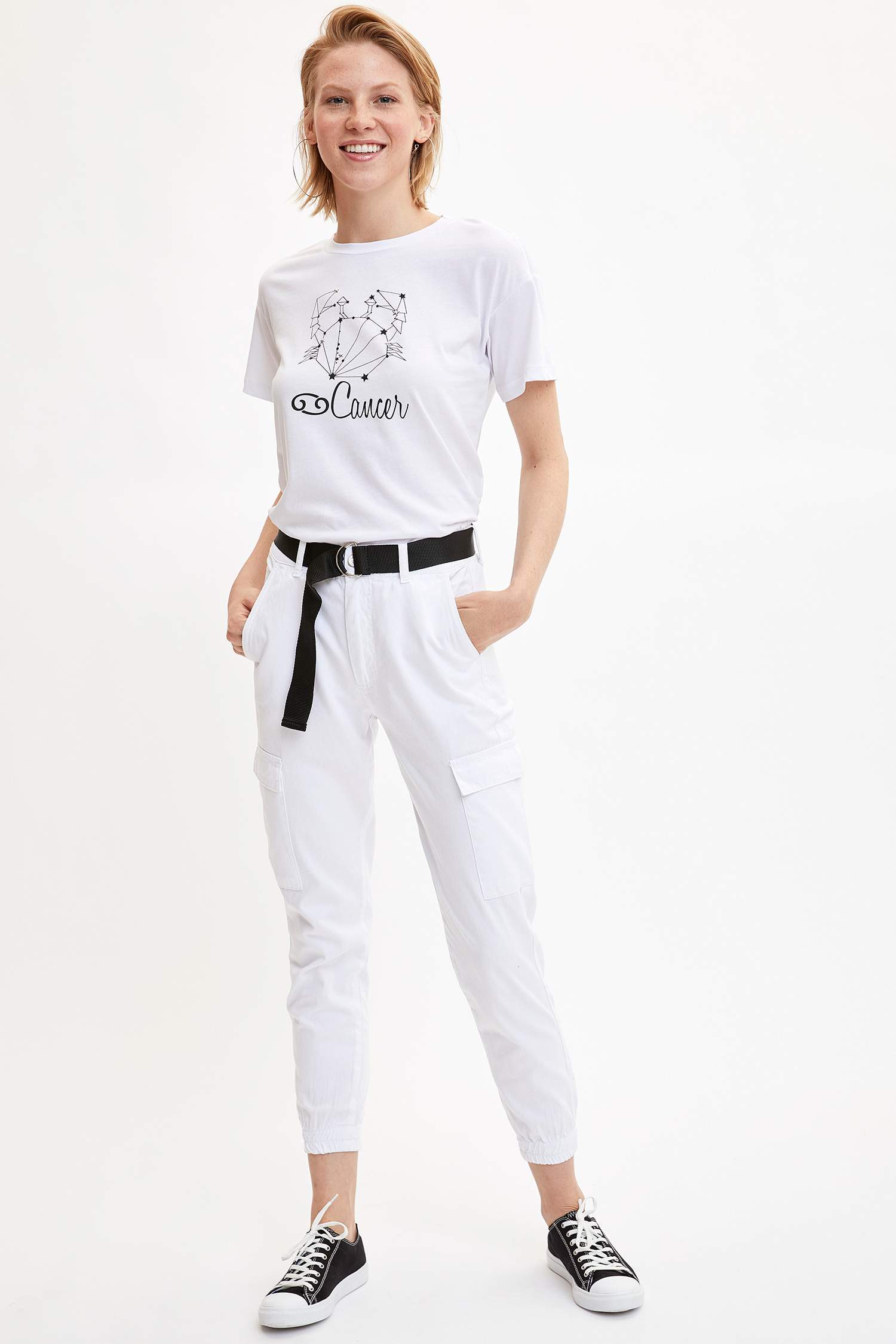 Defacto Yengeç Burcu Baskılı T-shirt. 2 Defacto Yengeç Burcu Baskılı T-shirt. 2