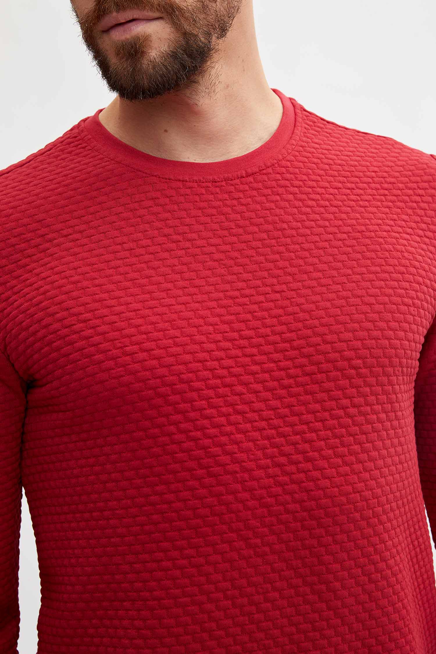 Defacto Uzun Kollu Slim Fit Sweatshirt. 3 Defacto Uzun Kollu Slim Fit Sweatshirt. 3
