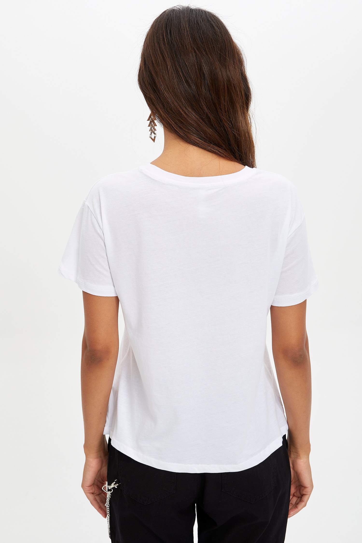 Defacto Baskılı Kısa Kollu T-shirt. 4 Defacto Baskılı Kısa Kollu T-shirt. 4