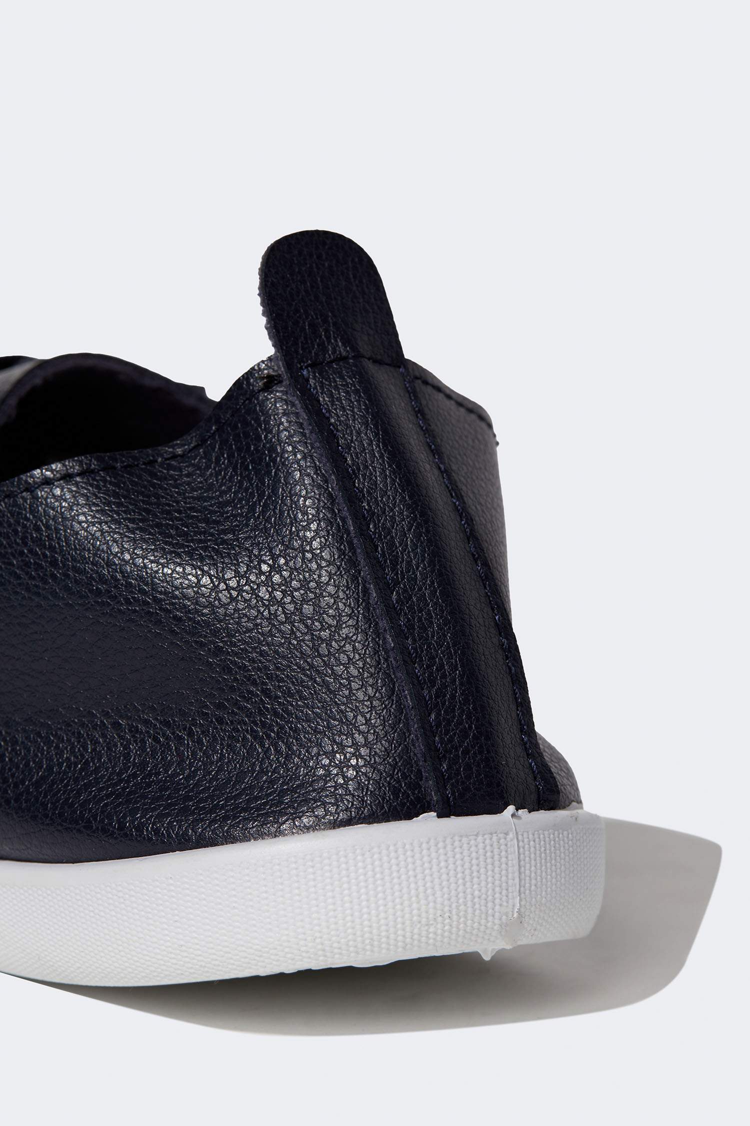 Suni Deri Bağcıklı Sneaker Ayakkabı