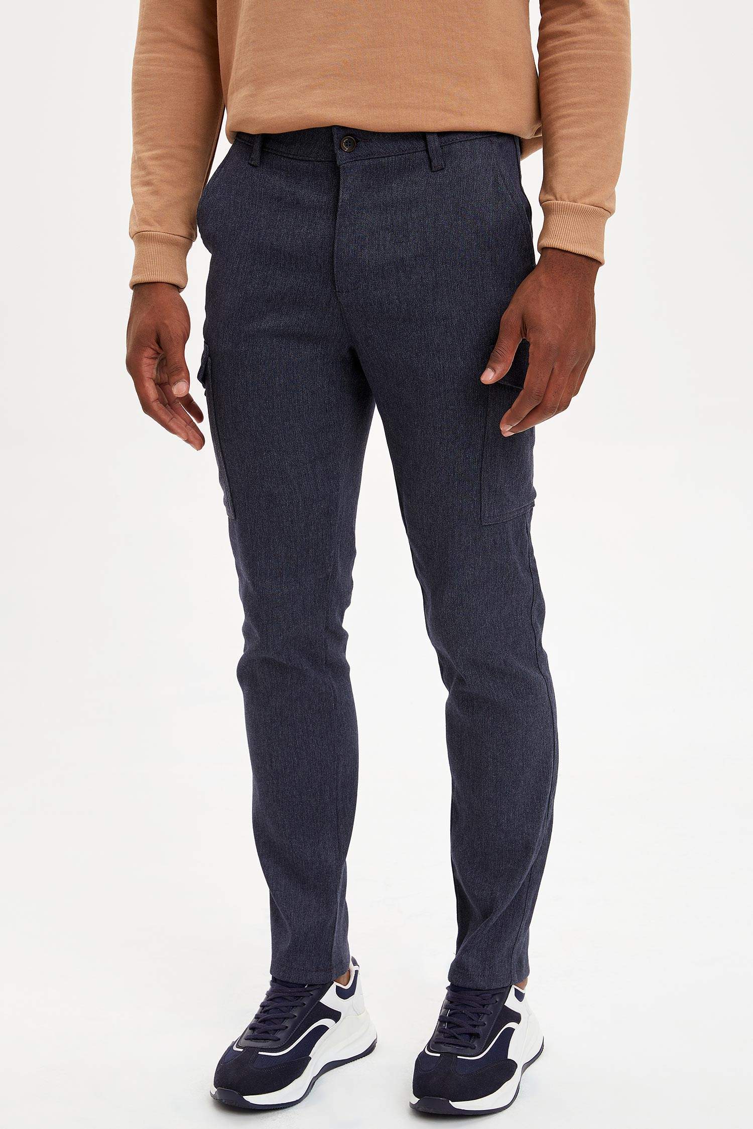 Slim Fit Kargo Pantolon