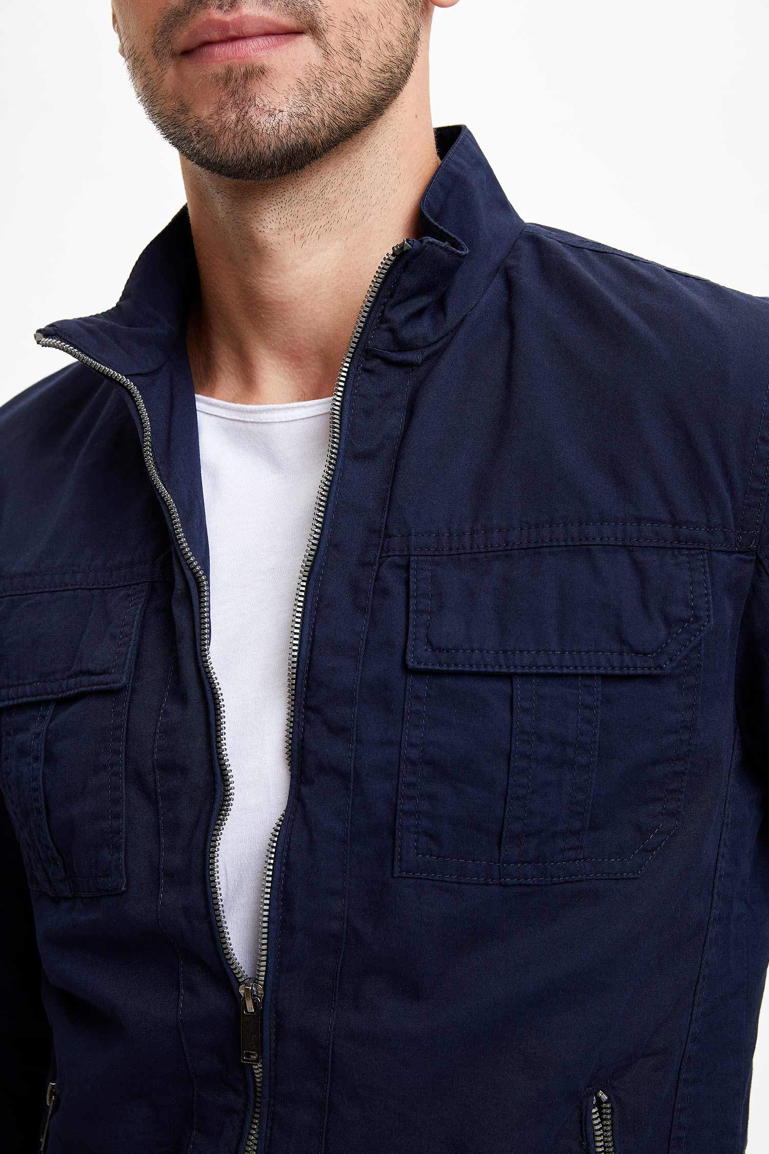 Regular Fit Mevsimlik İnce Pamuklu Mont