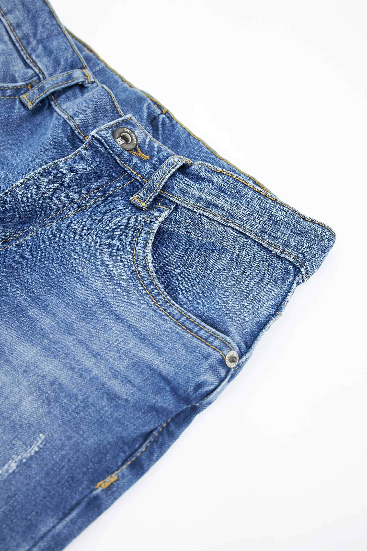Erkek Çocuk Regular Fit Jean Bermuda Şort