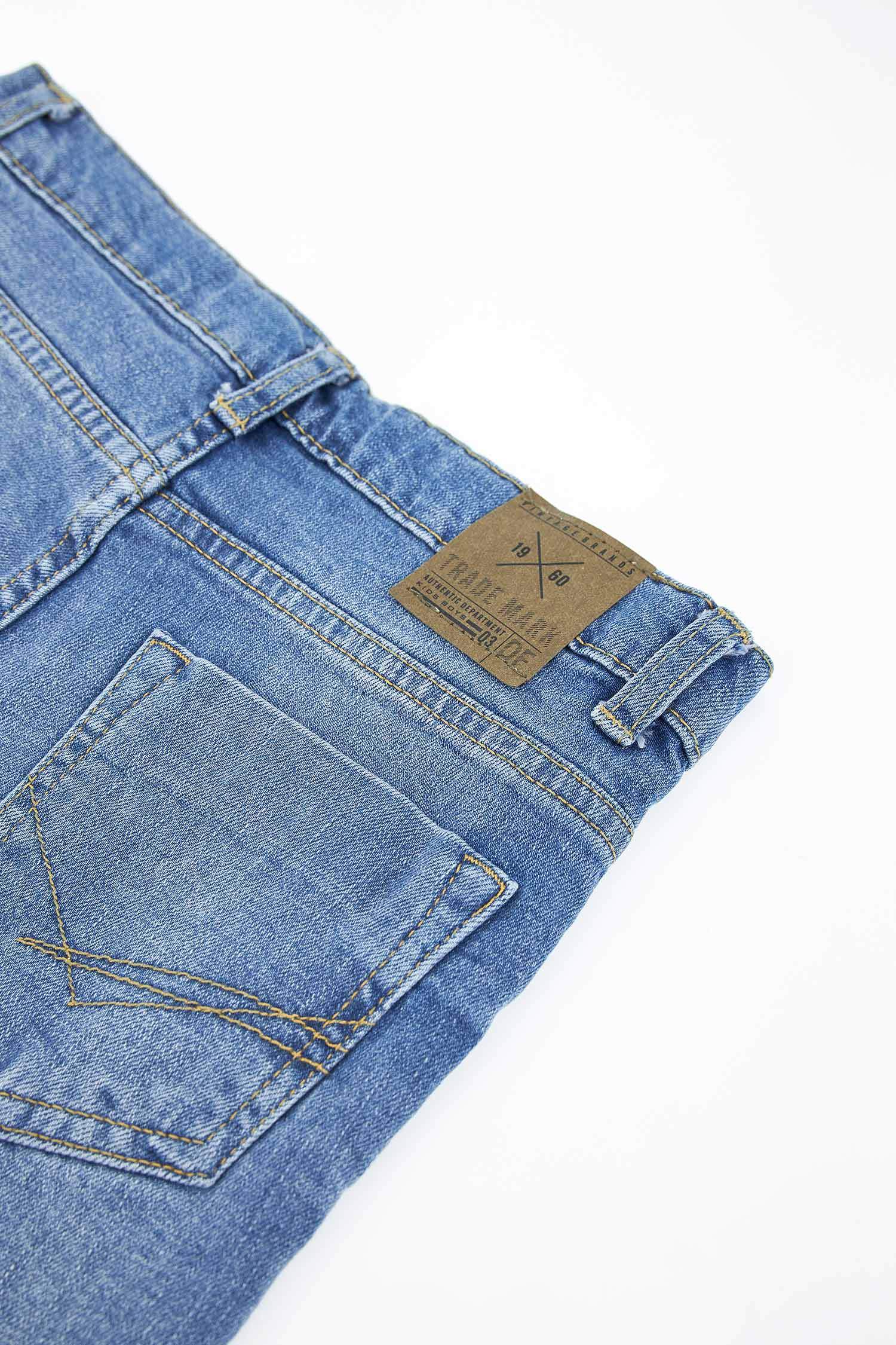 Erkek Çocuk Regular Fit Jean Bermuda Şort