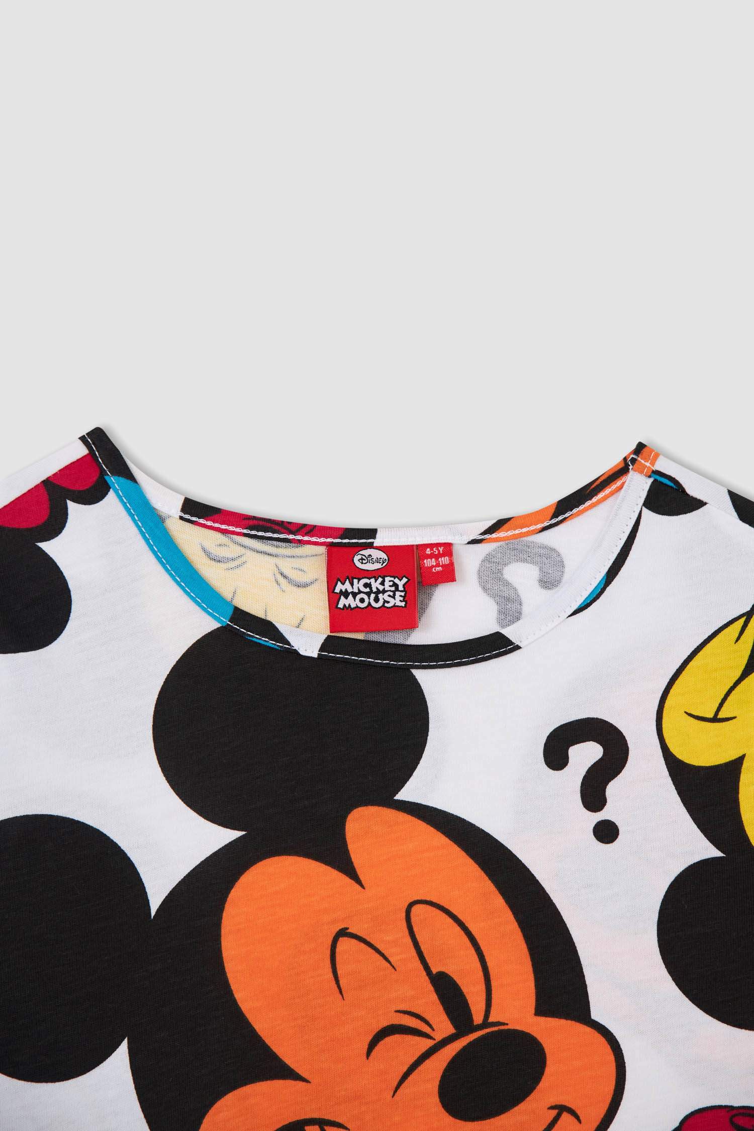 Kız Çocuk Mickey Mouse Lisanslı Tişört