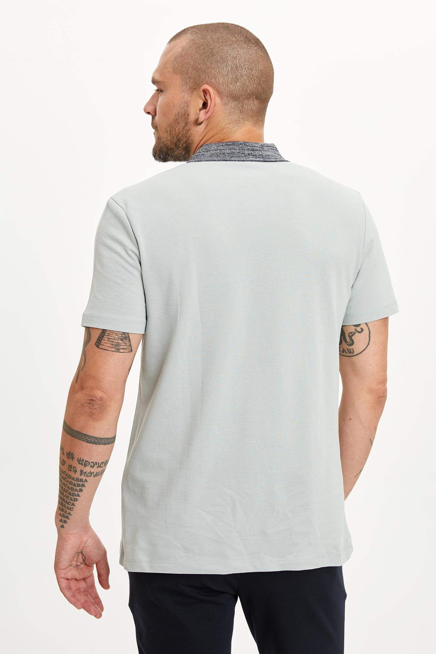 Slim Fit Polo Yaka Kısa Kollu Tişört