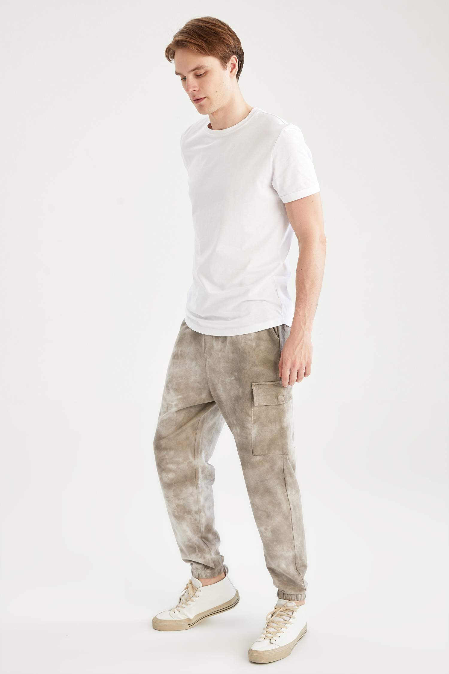 Long Fit Uzun Bisiklet Yaka Basic Tişört