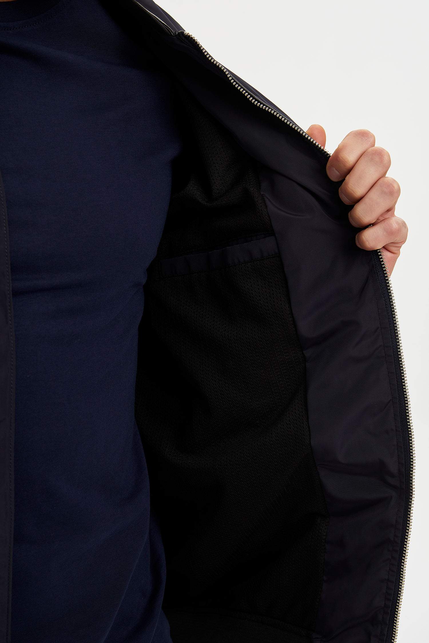 Slim Fit Basic Kolej Yaka Bomber Mevsimlik İnce Mont