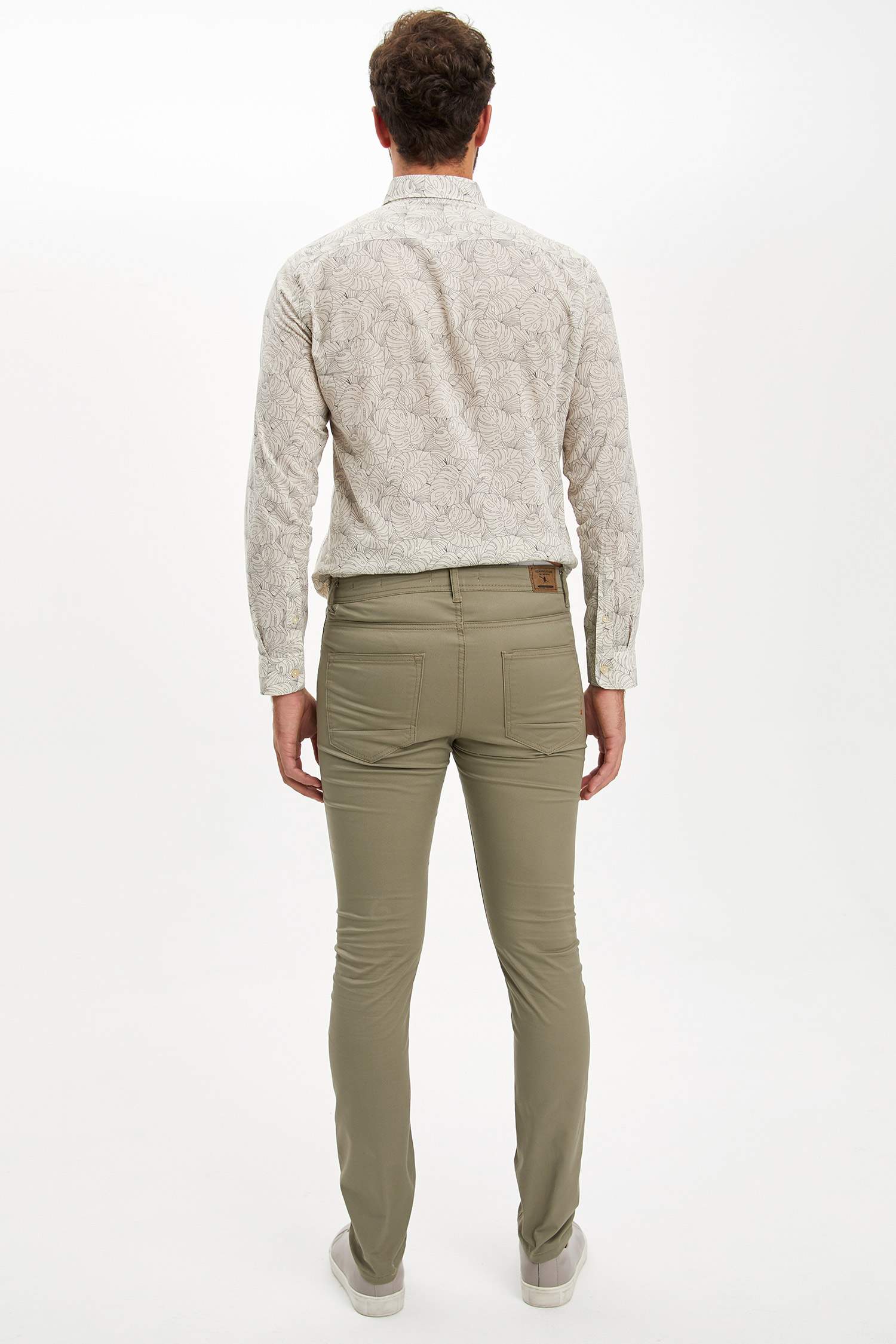 Erkek Skinny Fit Beş Cep Dar Paça Pantolon