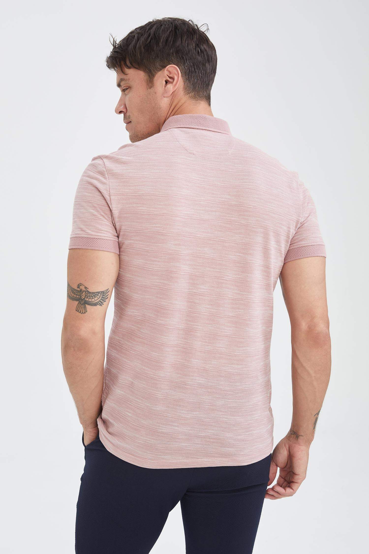 Slim Fit Polo Yaka Kısa Kollu Tişört