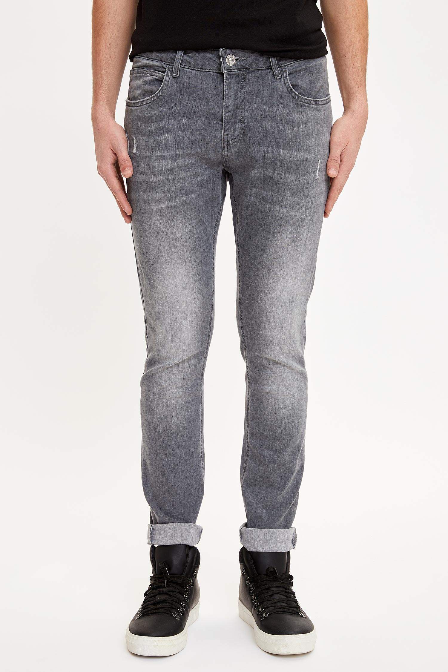 Carlo Skinny Fit Normal Bel Dar Paça Jean Pantolon