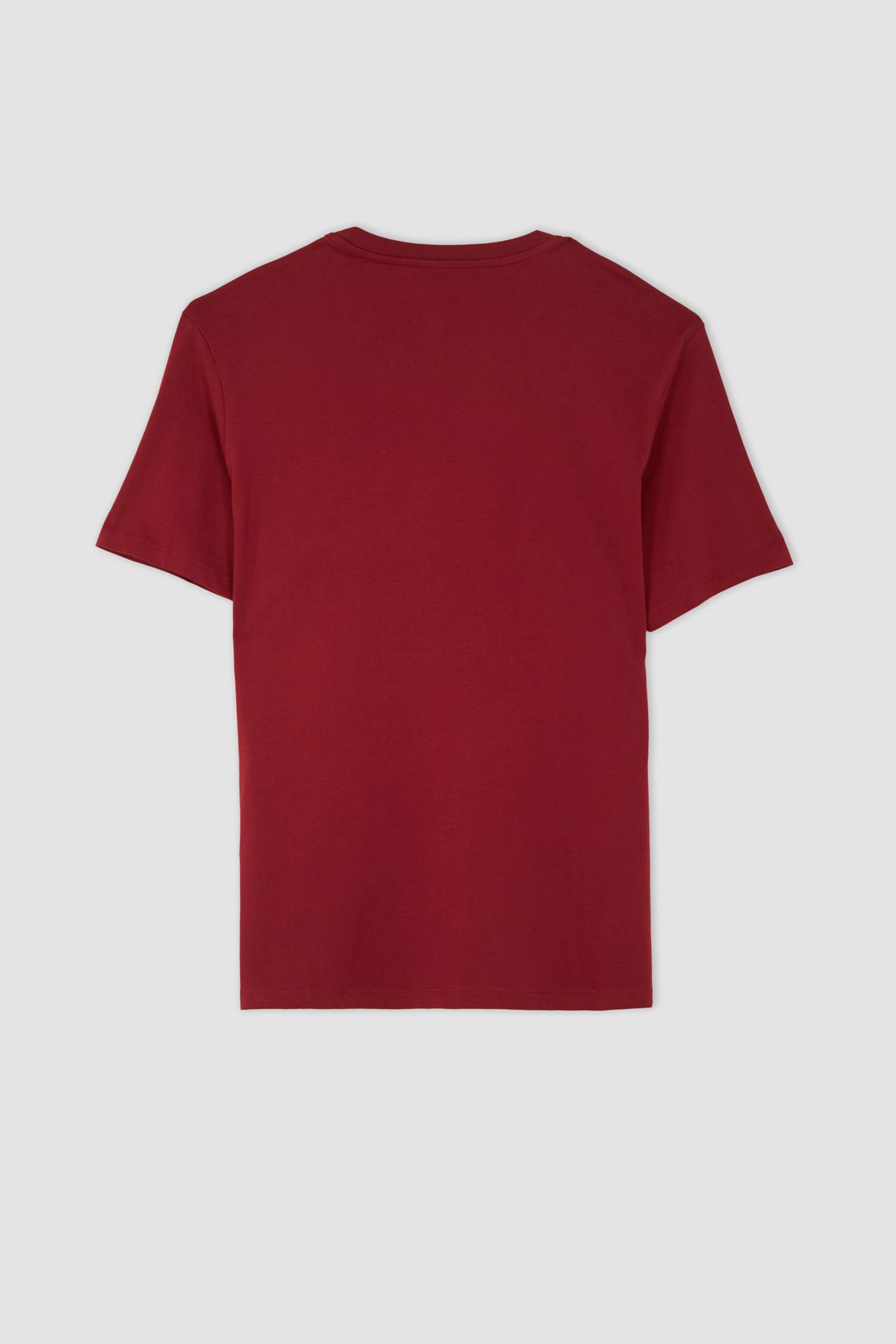Regular Fit Basic Bisiklet Yaka Basic Tişört