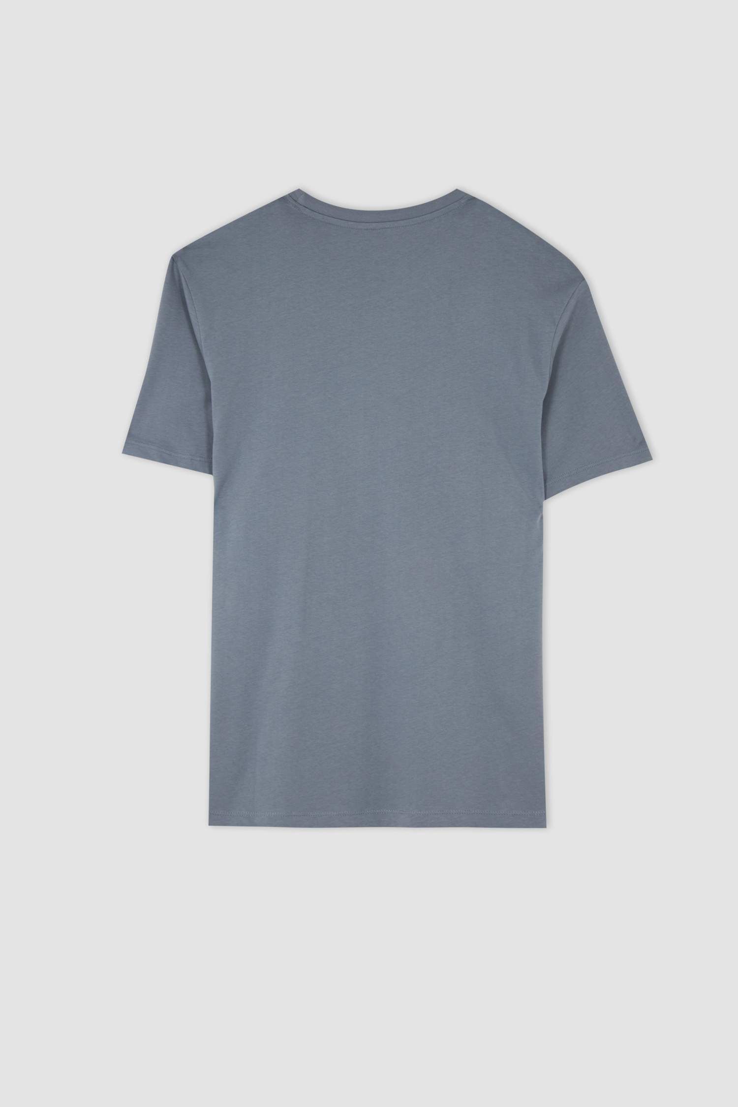 Regular Fit Basic Bisiklet Yaka Basic Tişört