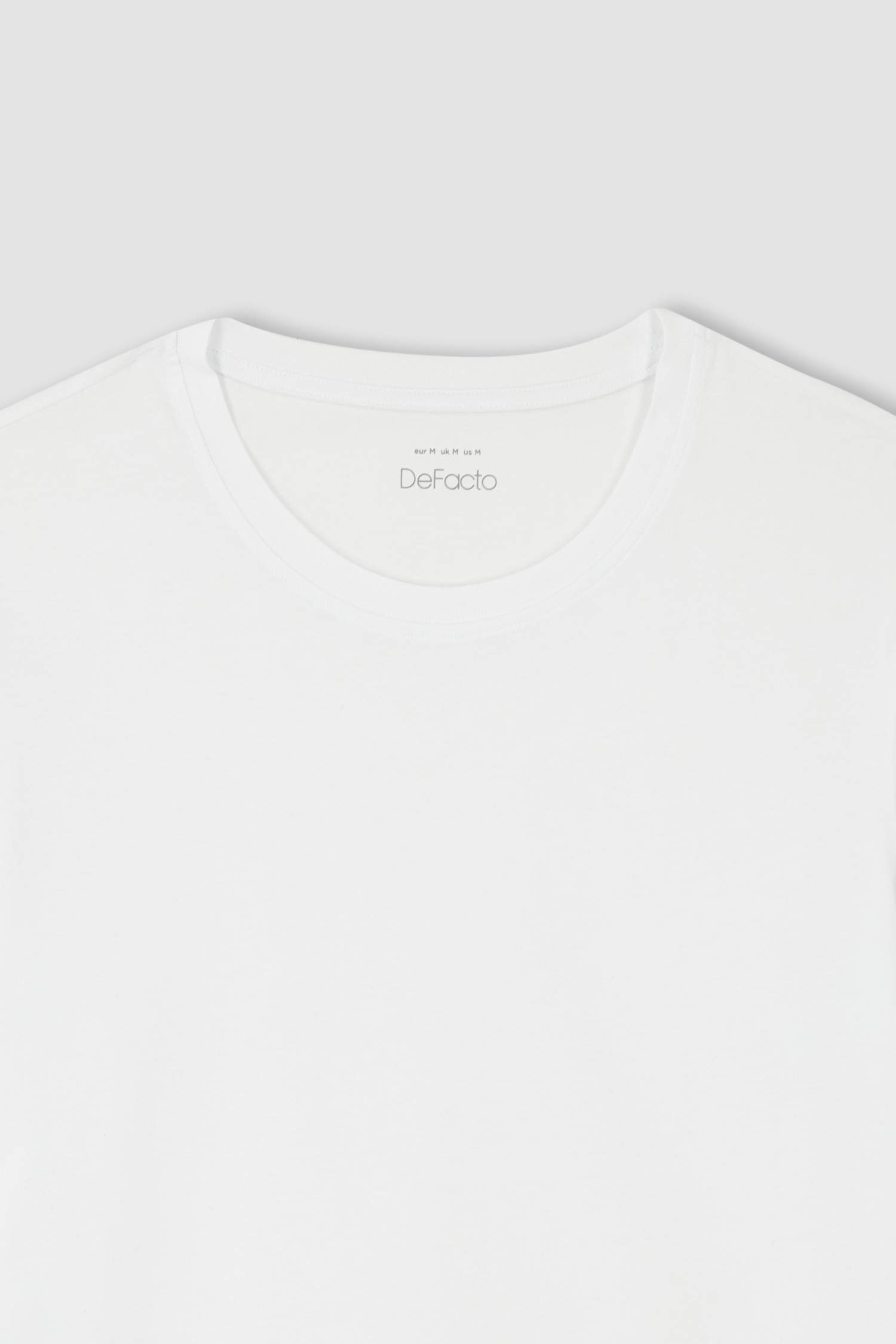 Regular Fit Basic Bisiklet Yaka Basic Tişört