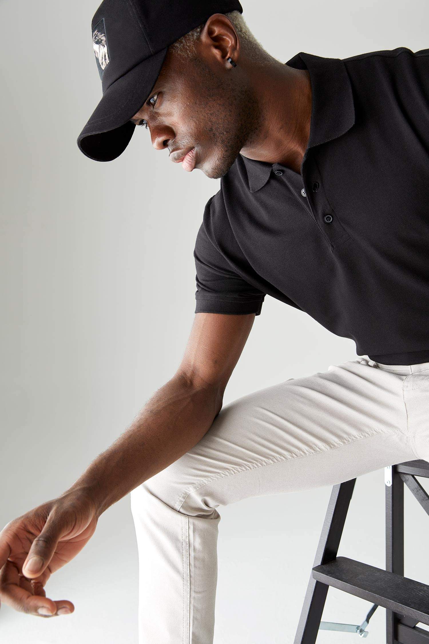 Regular Fit Polo Yaka Basic Kısa Kollu Tişört