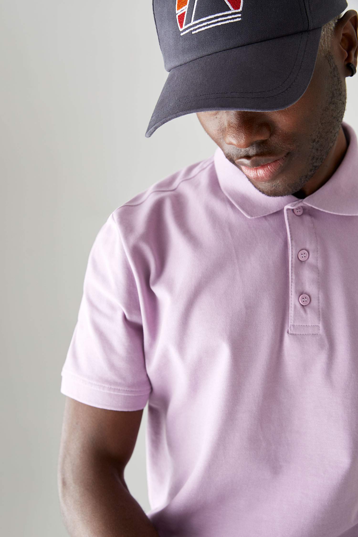 Regular Fit Polo Yaka Basic Kısa Kollu Pamuklu Penye Tişört