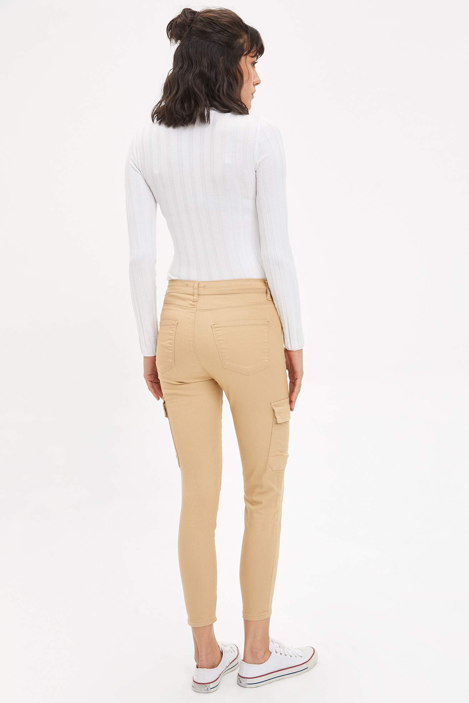 Anna Super Skinny Dokuma Pantolon