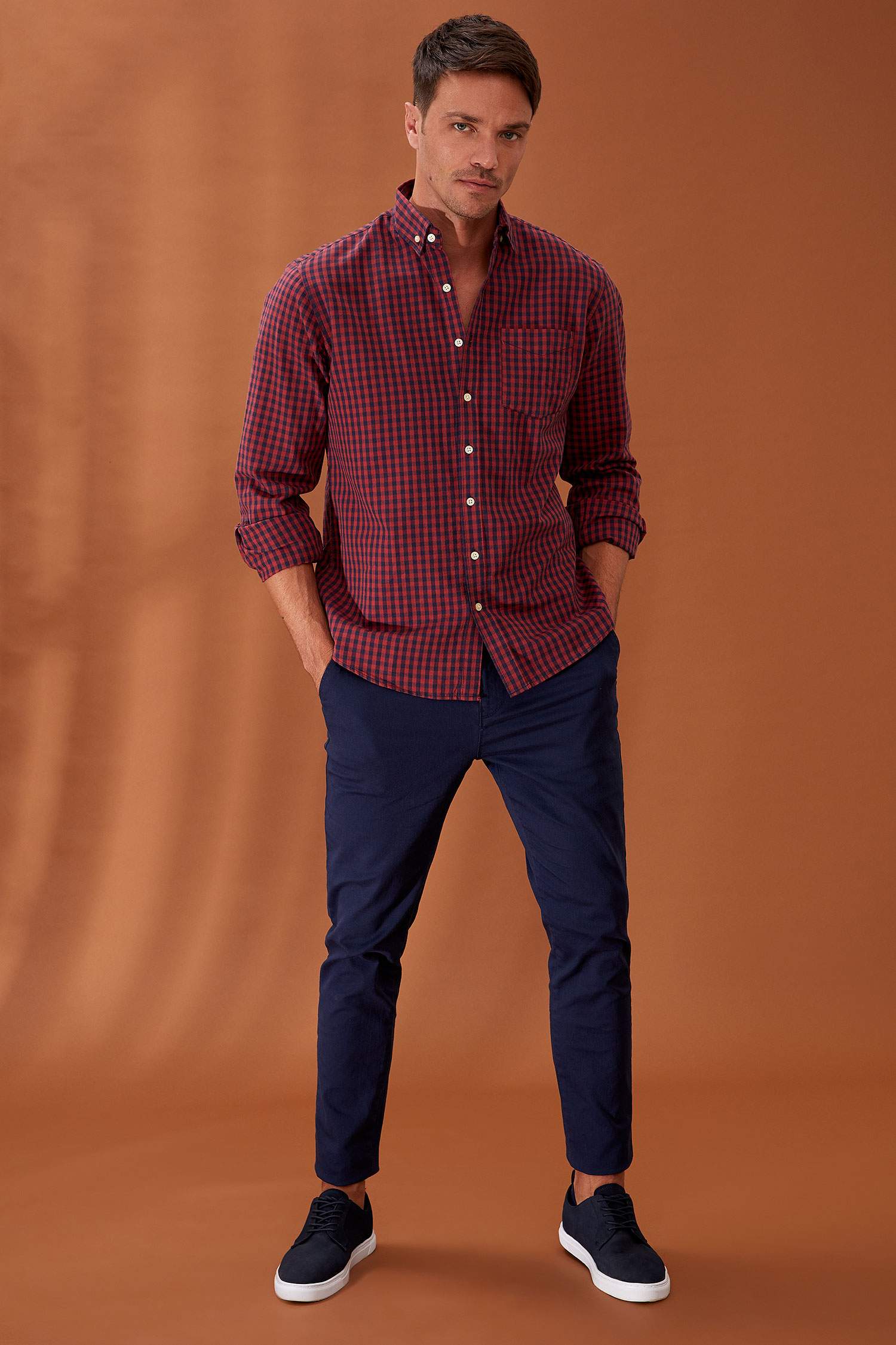 Beli Bağcıklı Slim Fit Jogger Pantolon