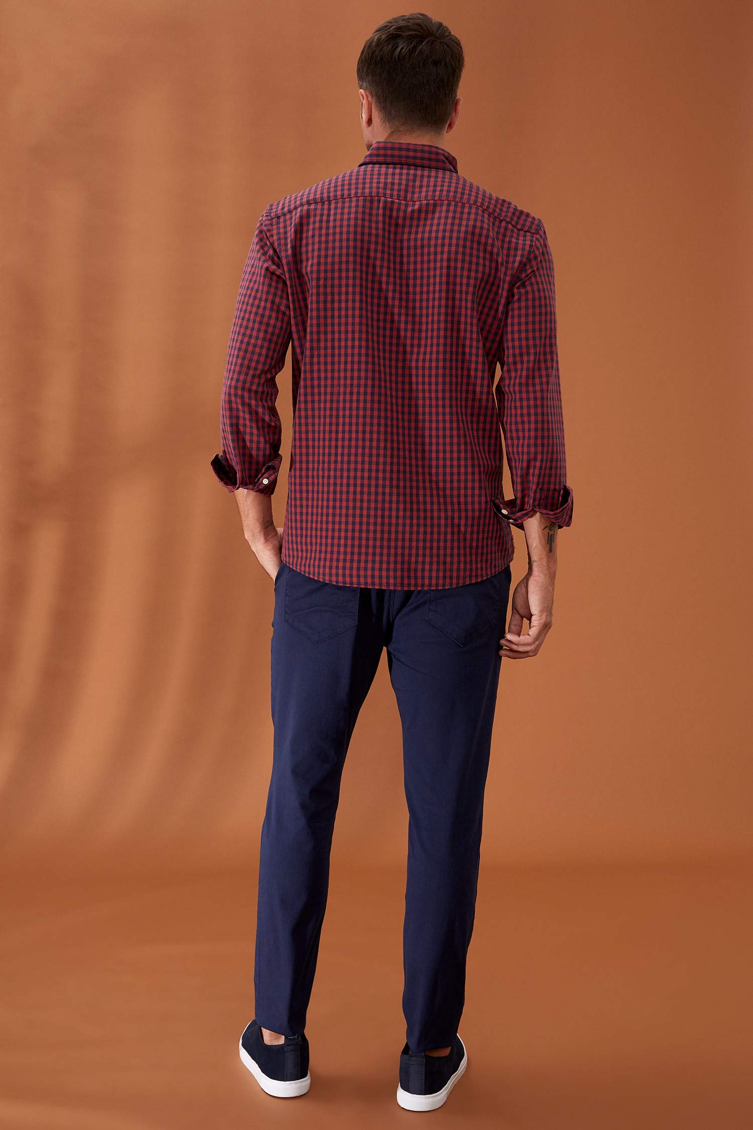 Beli Bağcıklı Slim Fit Jogger Pantolon