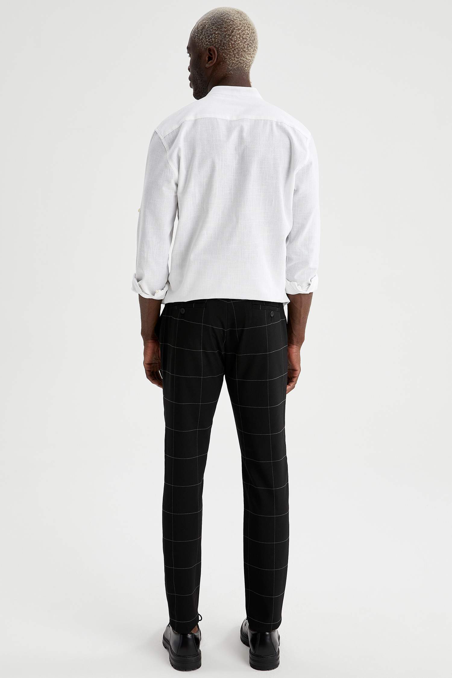 Bağcıklı Ekose Jogger Pantolon