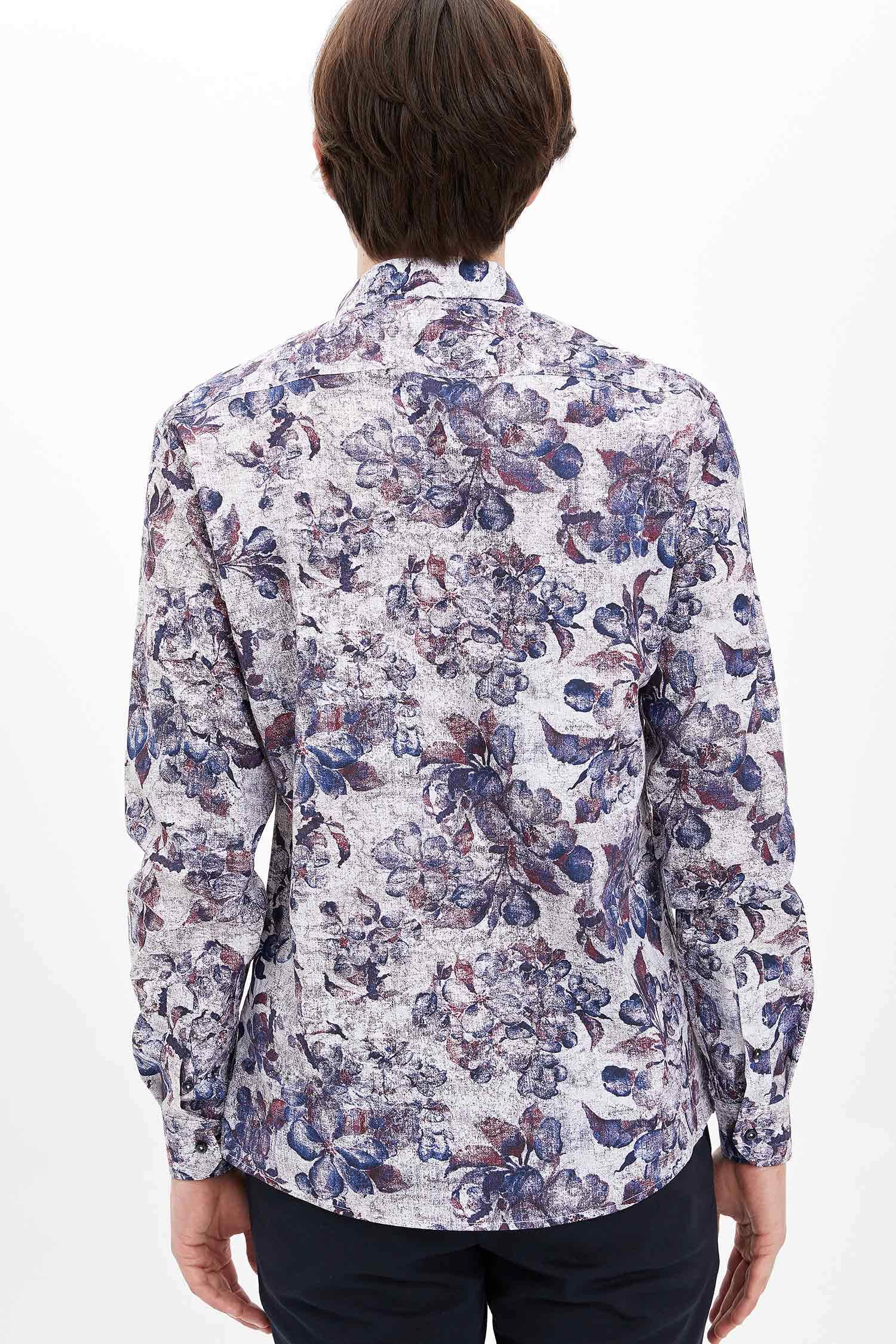 Desenli Slim Fit Gömlek