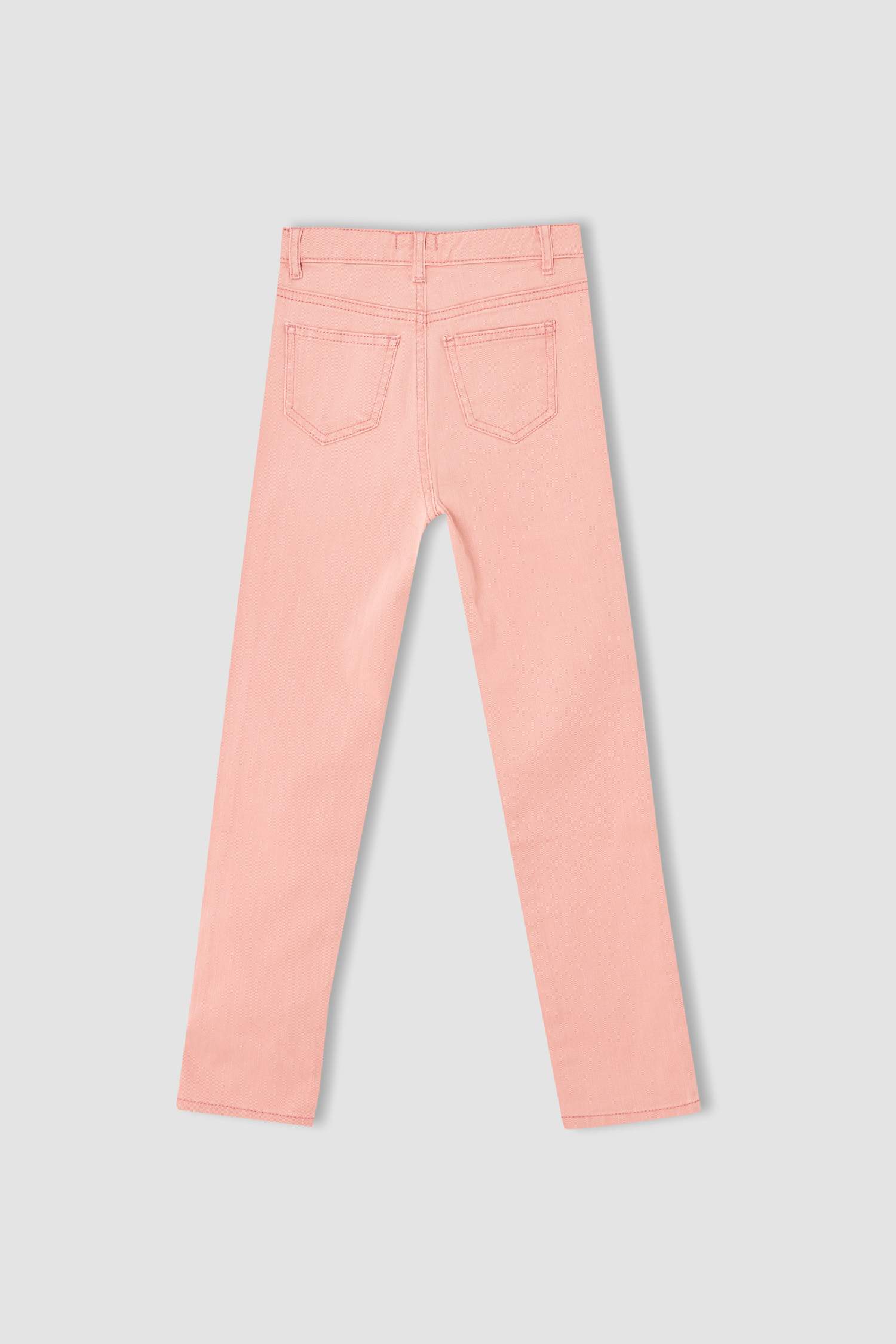 Kız Çocuk Slim Fit Yırtık Detaylı Pantolon