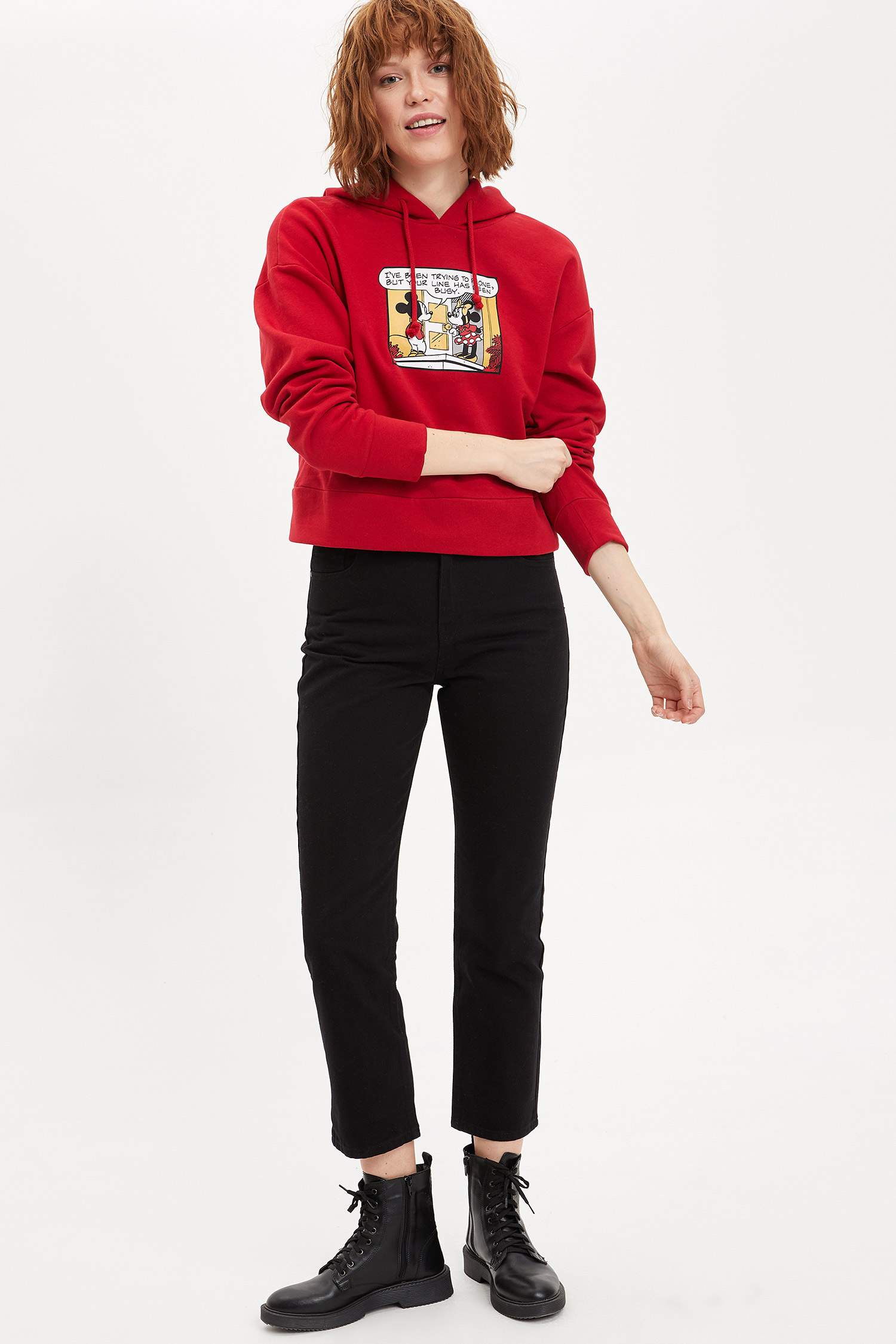 Straight Fit Dokuma Pantolon
