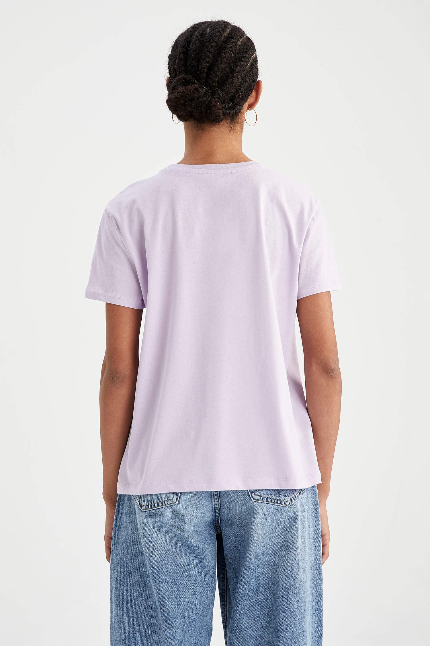 Bisiklet Yaka Basic Relax Fit Tişört
