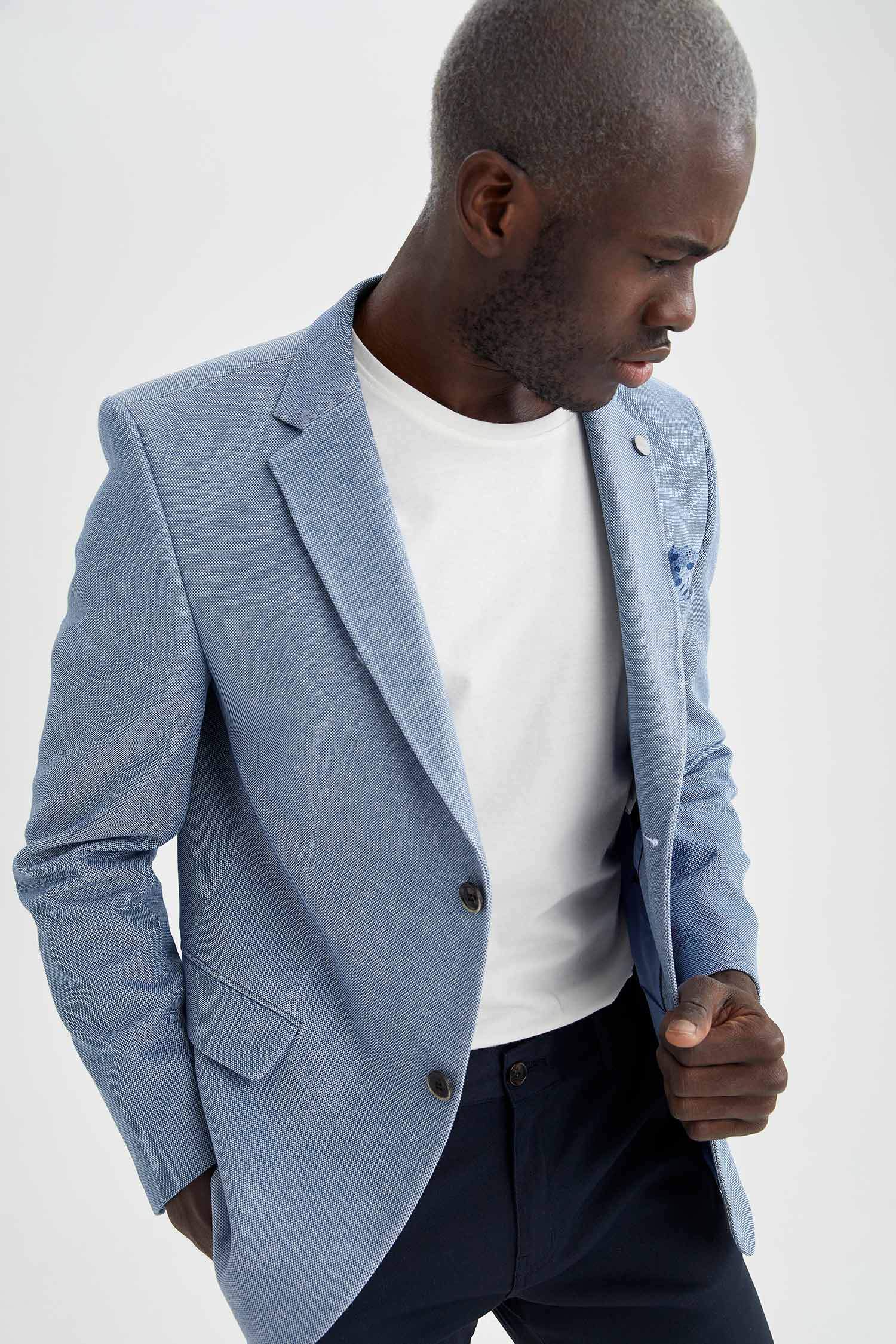 Modern Fit Blazer Ceket