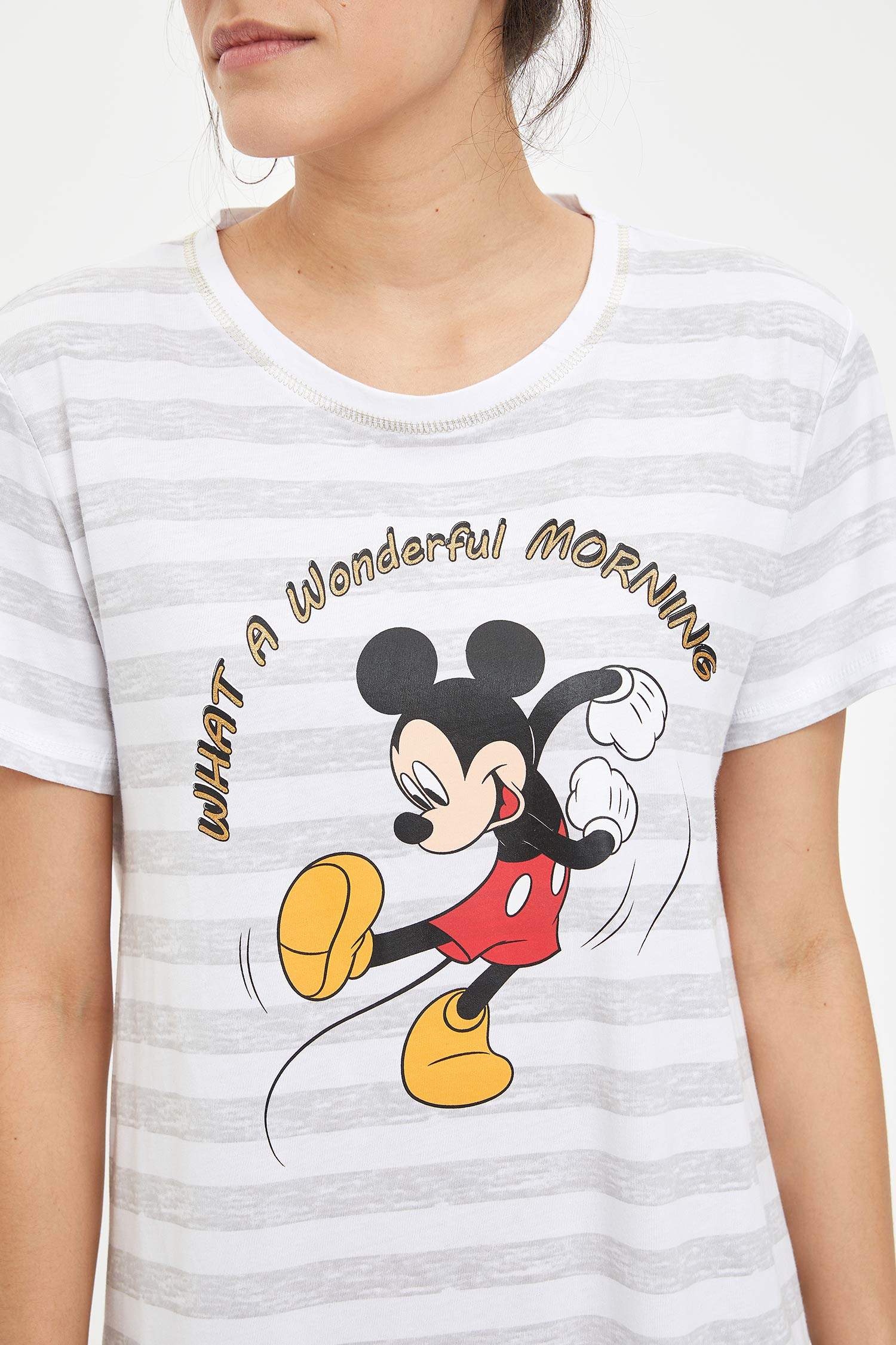 Mickey Mouse Lisanslı Gecelik