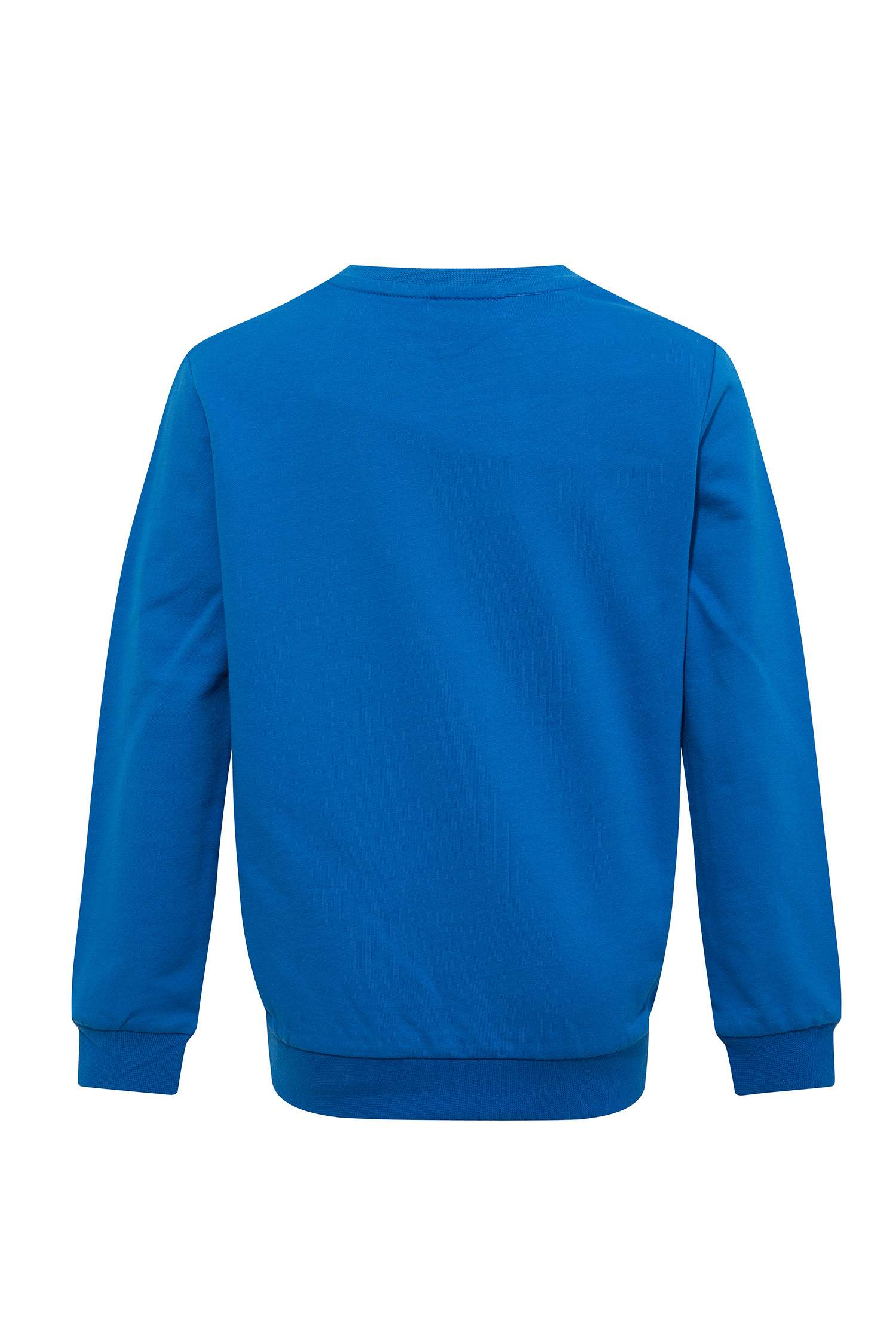 Erkek Çocuk Regular Fit Bisiklet Yaka Tekli İnce Sweatshirt Kumaşı Sweatshirt