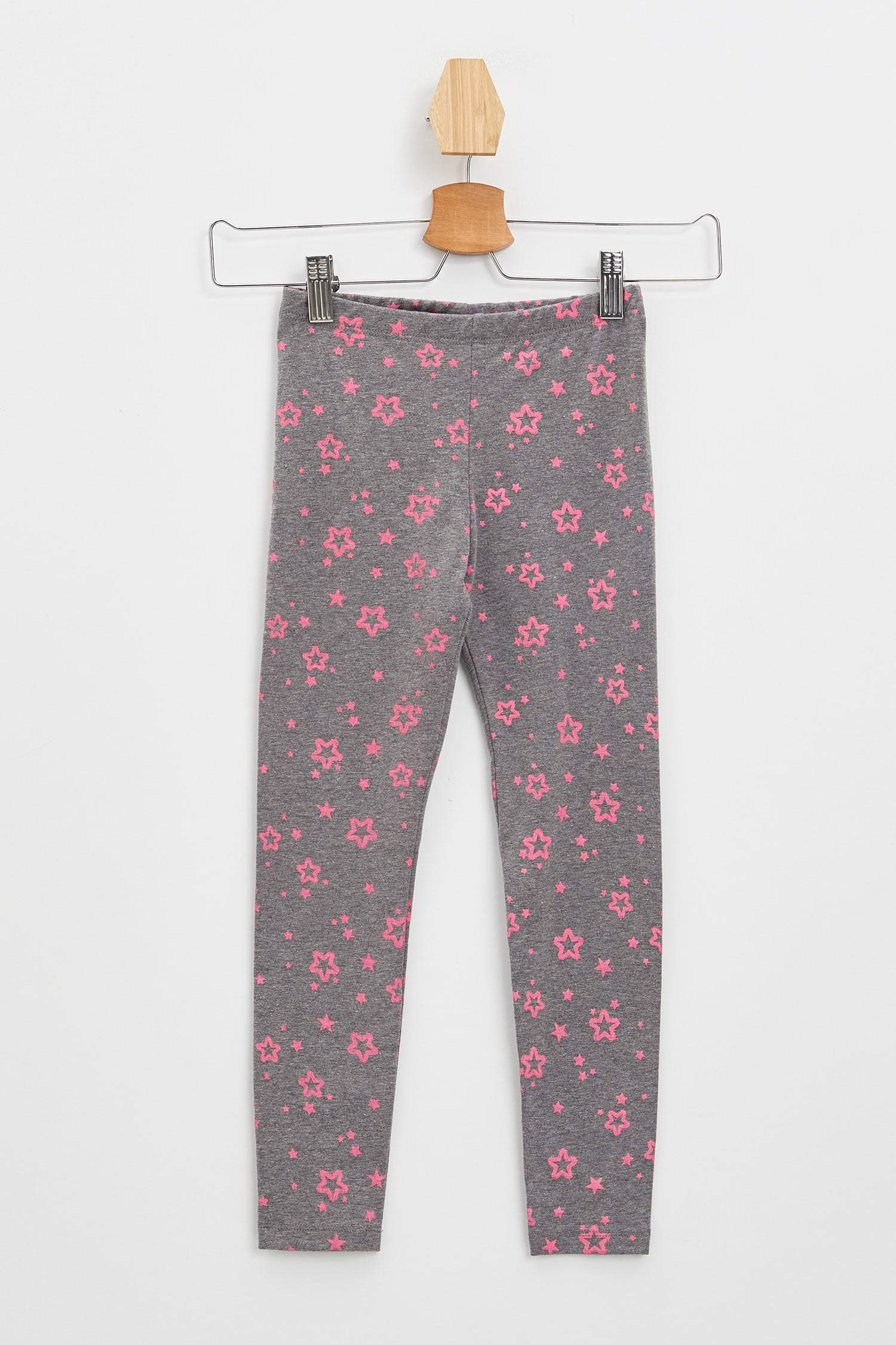 Kız Çocuk Baskılı Slim Fit Tayt