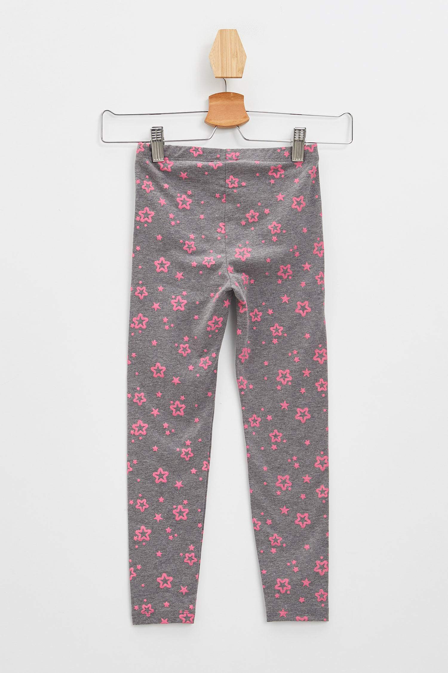 Kız Çocuk Baskılı Slim Fit Tayt