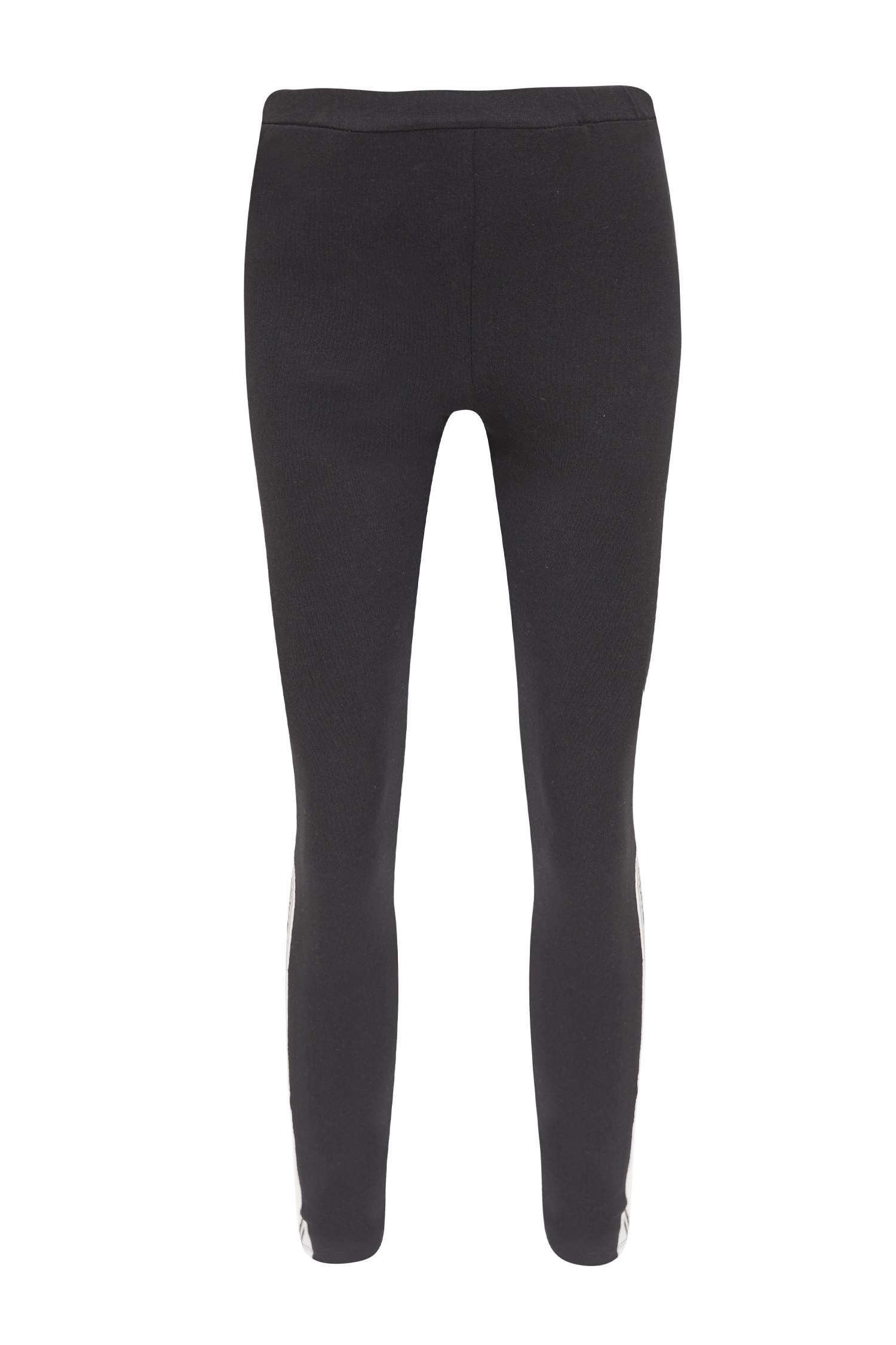 Kız Çocuk Slim Fit Yanı Şerit Baskı Detaylı Tayt