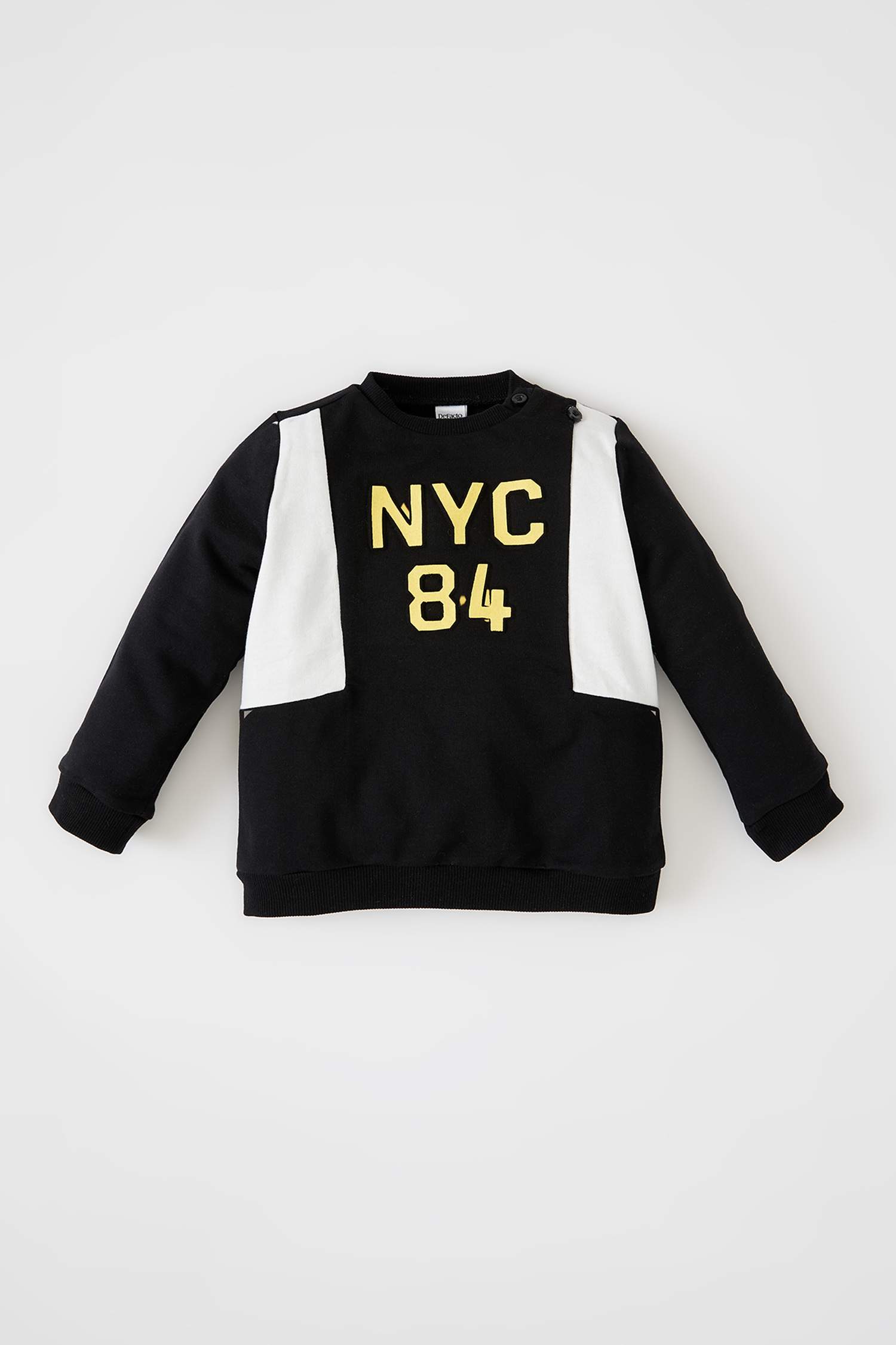 Erkek Bebek Regular Fit Tekli Sweatshirt