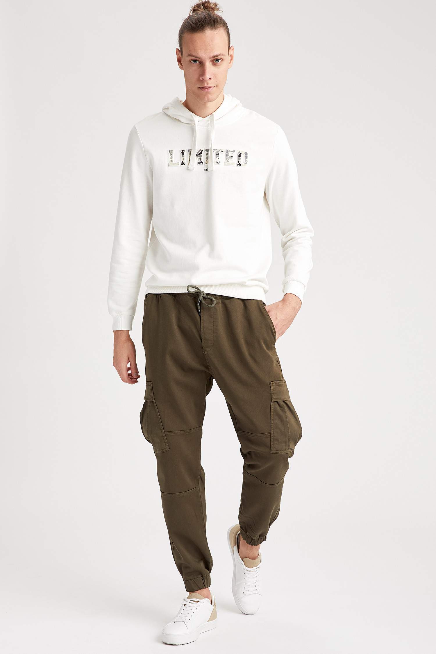 Bağcıklı Jogger Kargo Pantolon