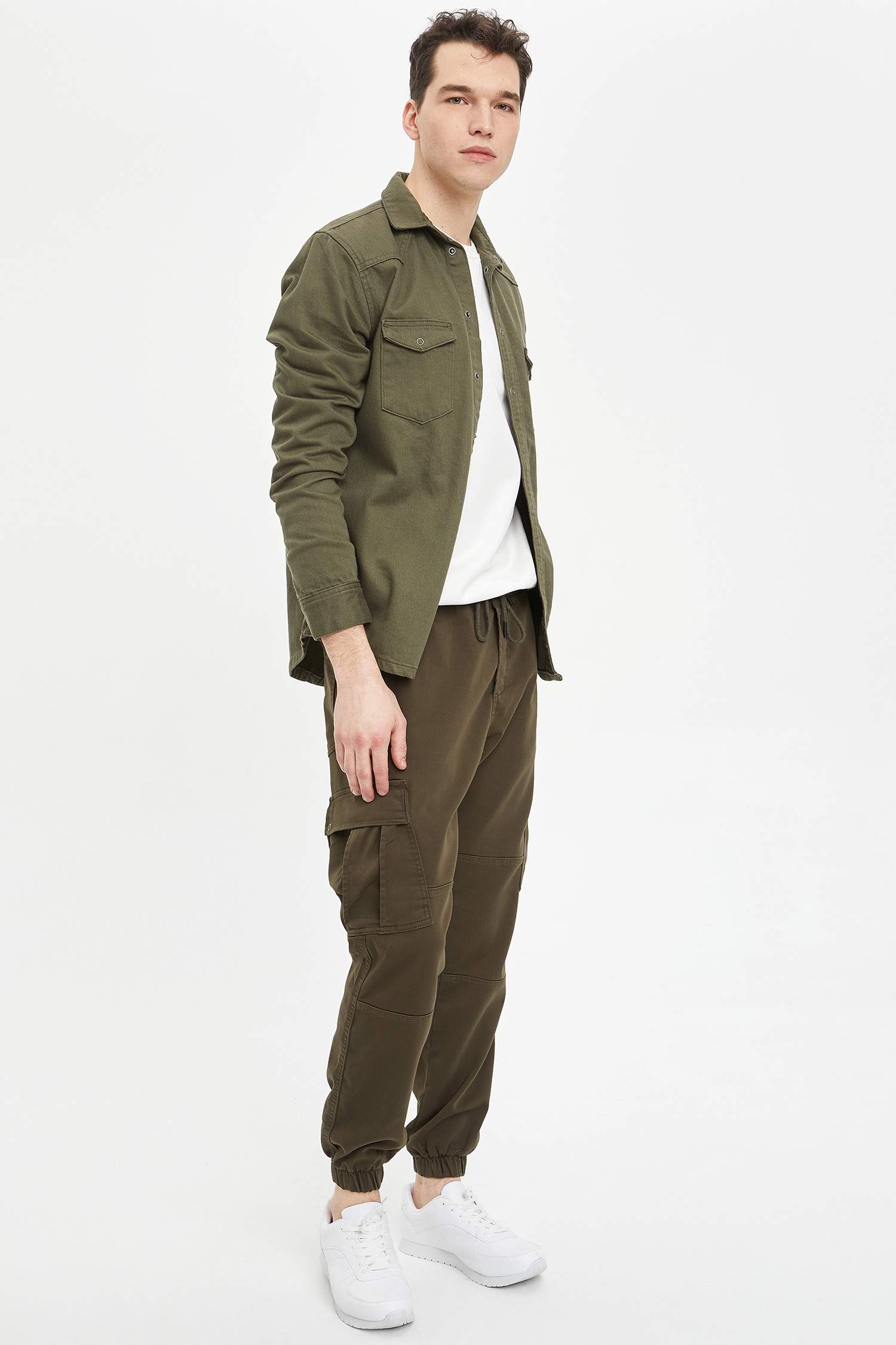 Bağcıklı Jogger Kargo Pantolon