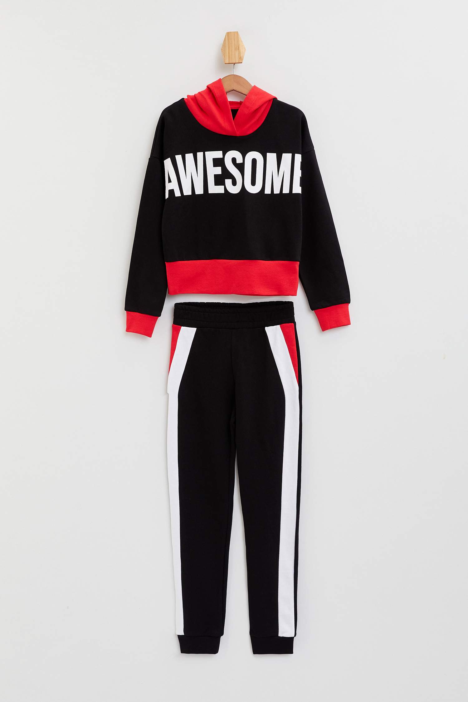Kız Çocuk Sweatshirt ve Jogger Eşofman Altı