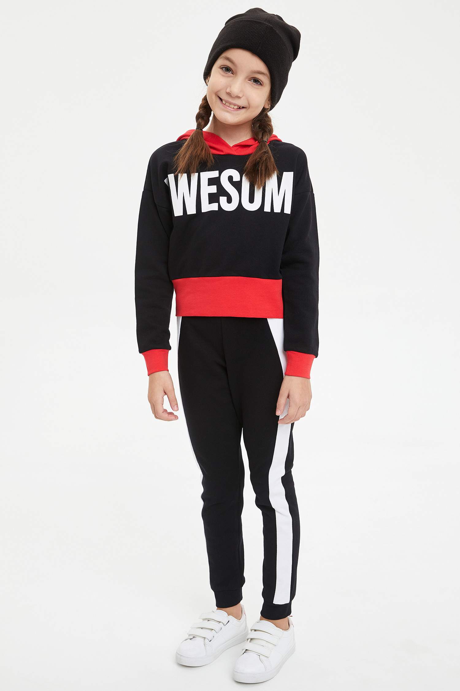 Kız Çocuk Sweatshirt ve Jogger Eşofman Altı