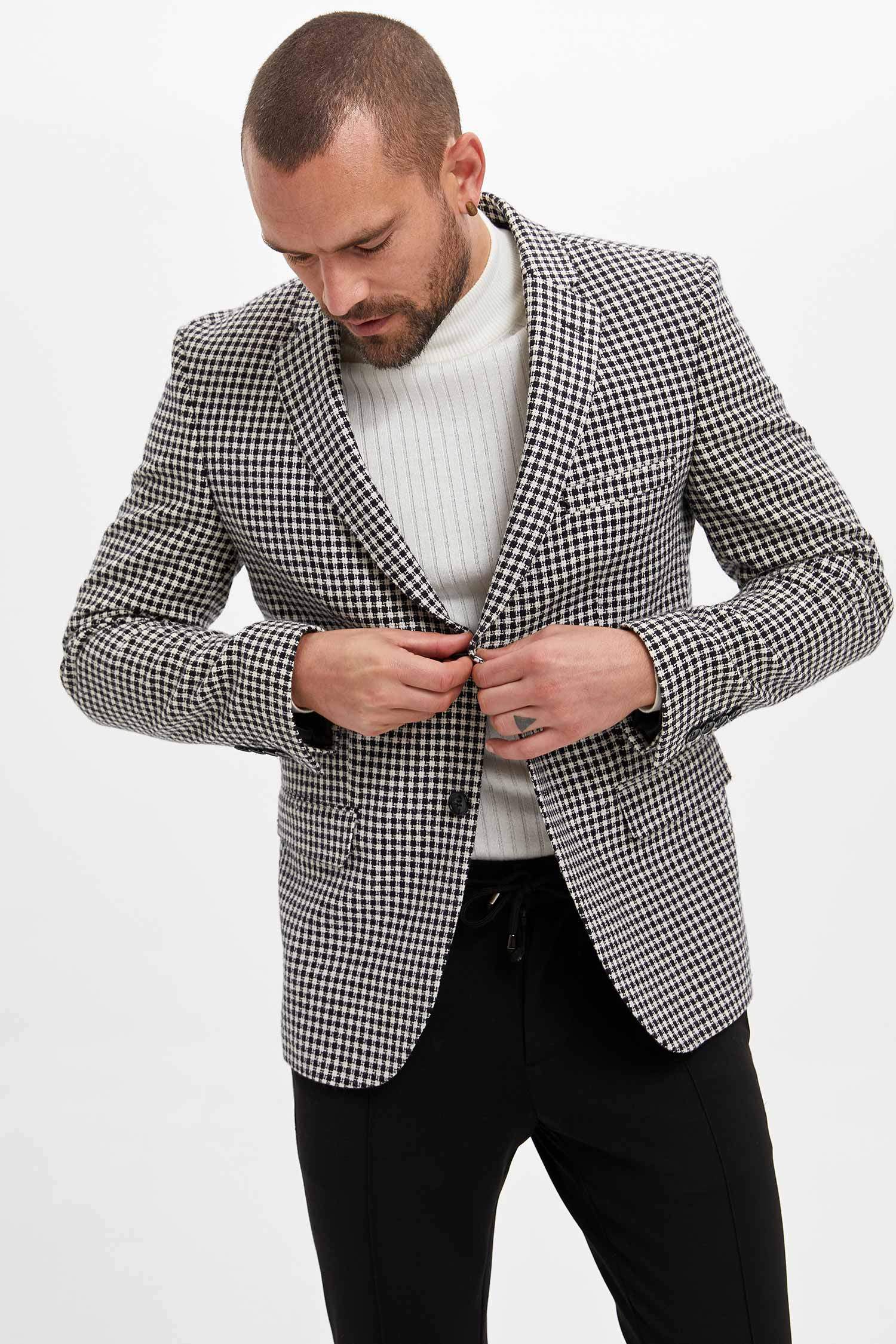 MODERN FIT Astarlı Blazer