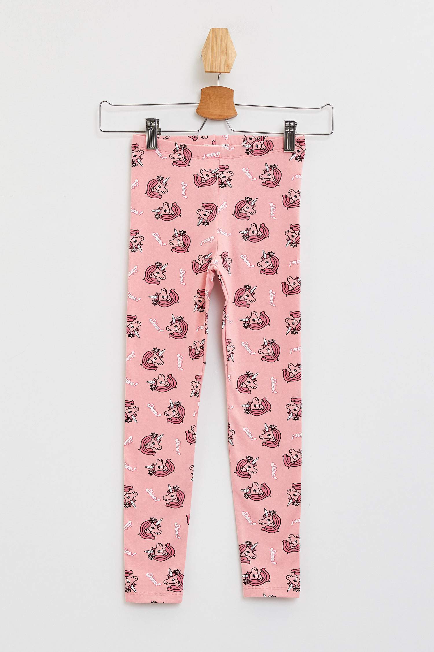 Defacto Kız Çocuk Slim Fit Unicorn Baskılı Tayt. 3 Defacto Kız Çocuk Slim Fit Unicorn Baskılı Tayt. 3