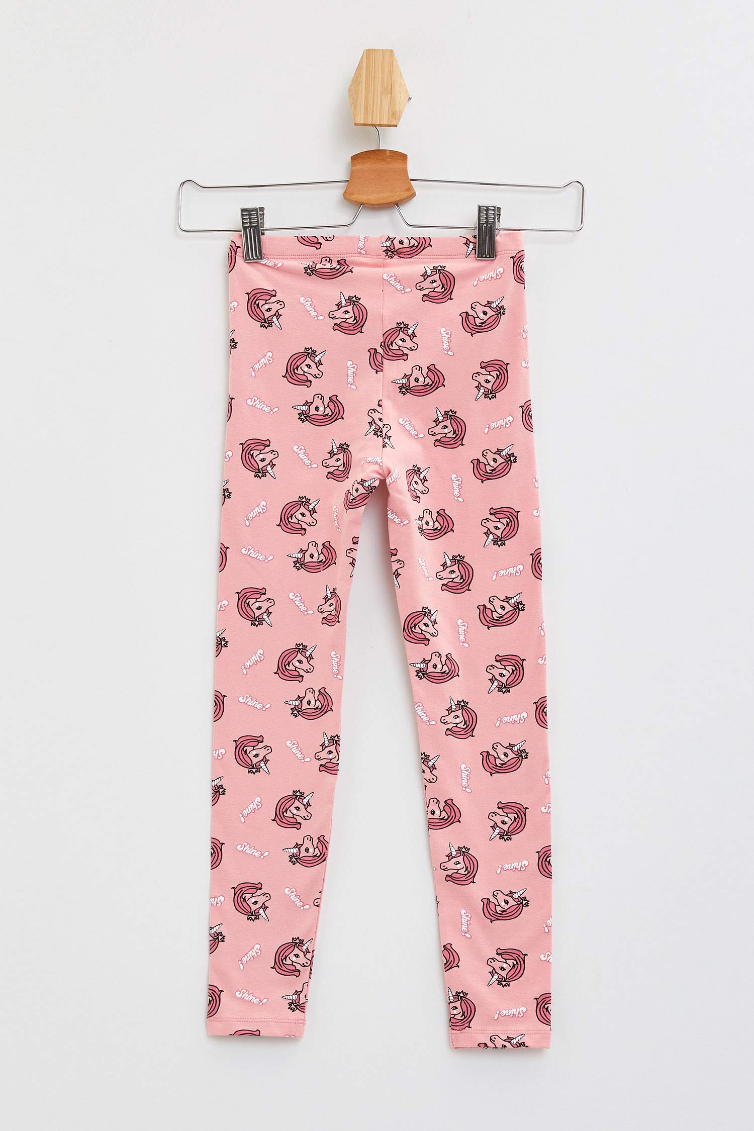 Defacto Kız Çocuk Slim Fit Unicorn Baskılı Tayt. 4 Defacto Kız Çocuk Slim Fit Unicorn Baskılı Tayt. 4