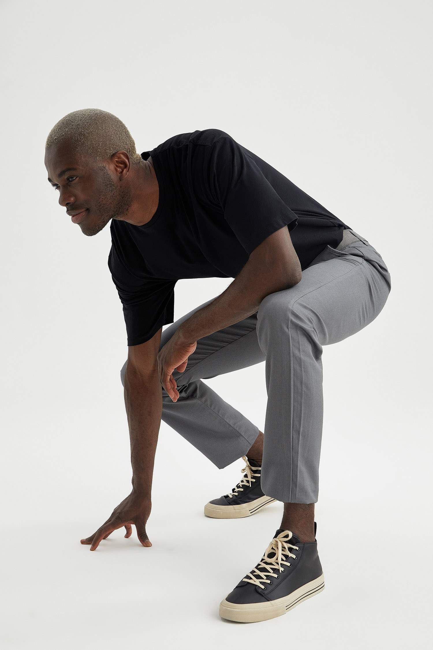 Relax Fit Elastik Kemerli Pantolon