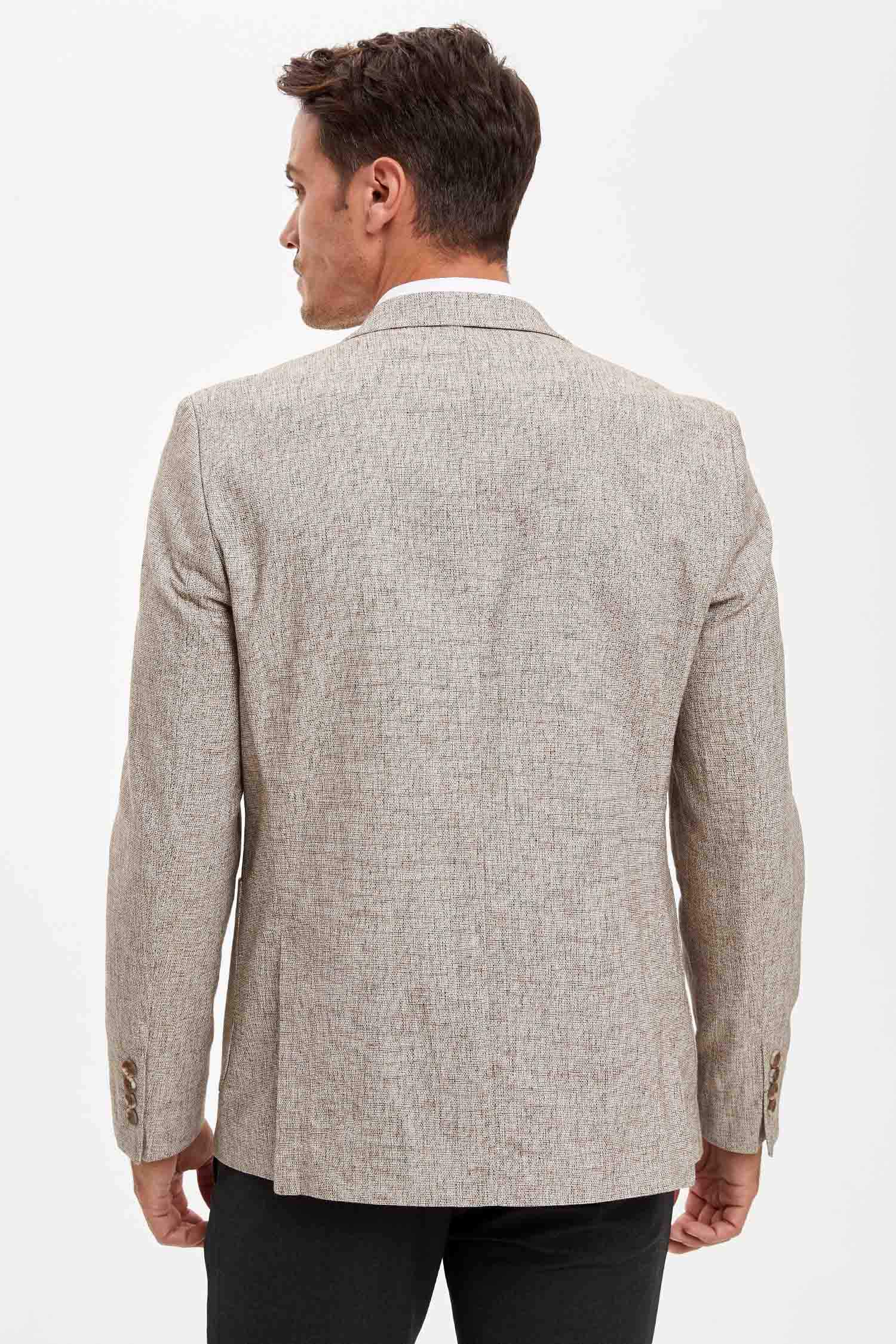 Modern Fit Yarım Astar Blazer