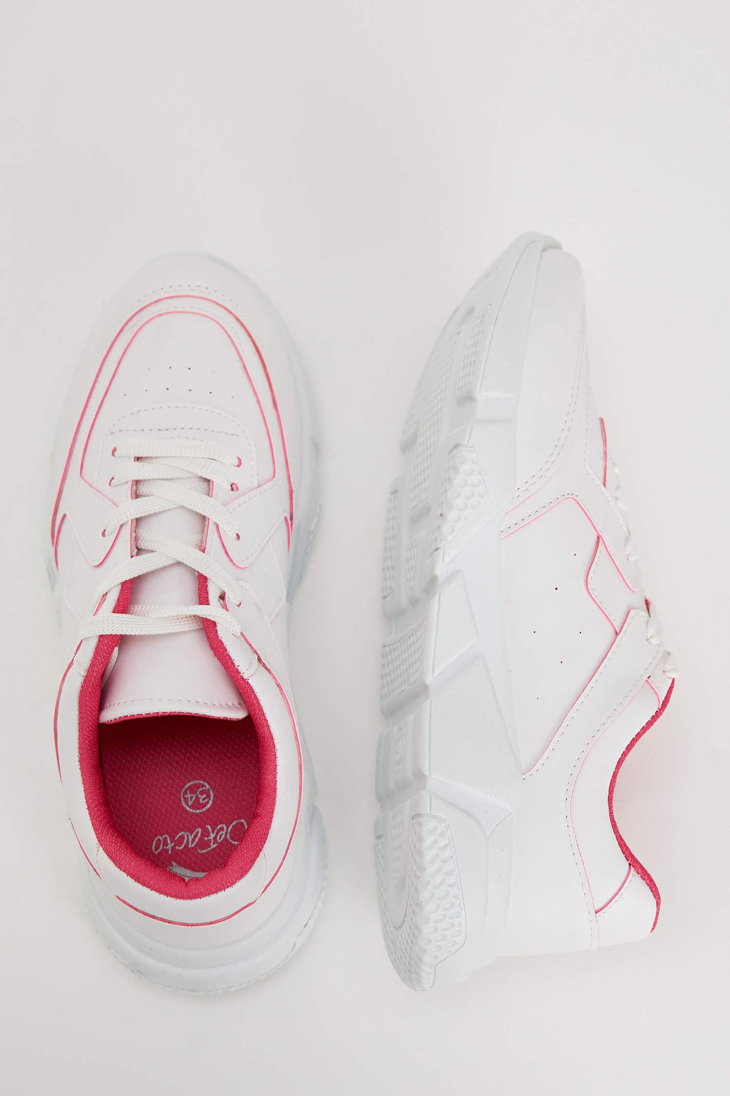 Kız Çocuk Bağcıklı Sneaker Ayakkabı